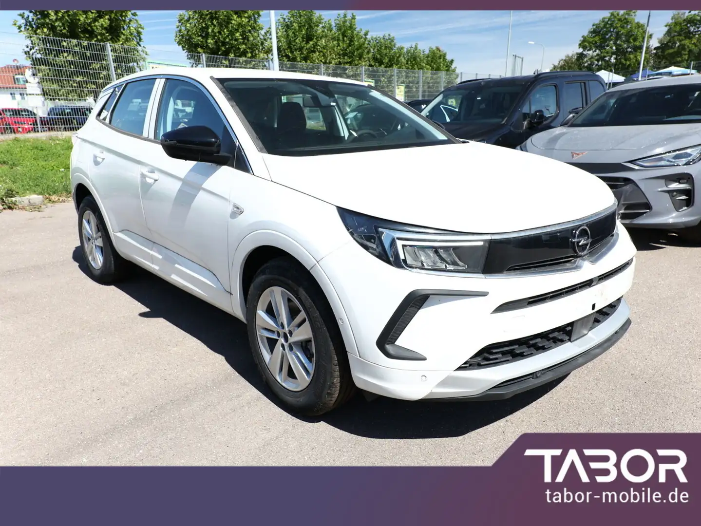 Opel Grandland 1.5 D130 AT8 PDC vo/hi LM17 Klimaaut Blanc - 2