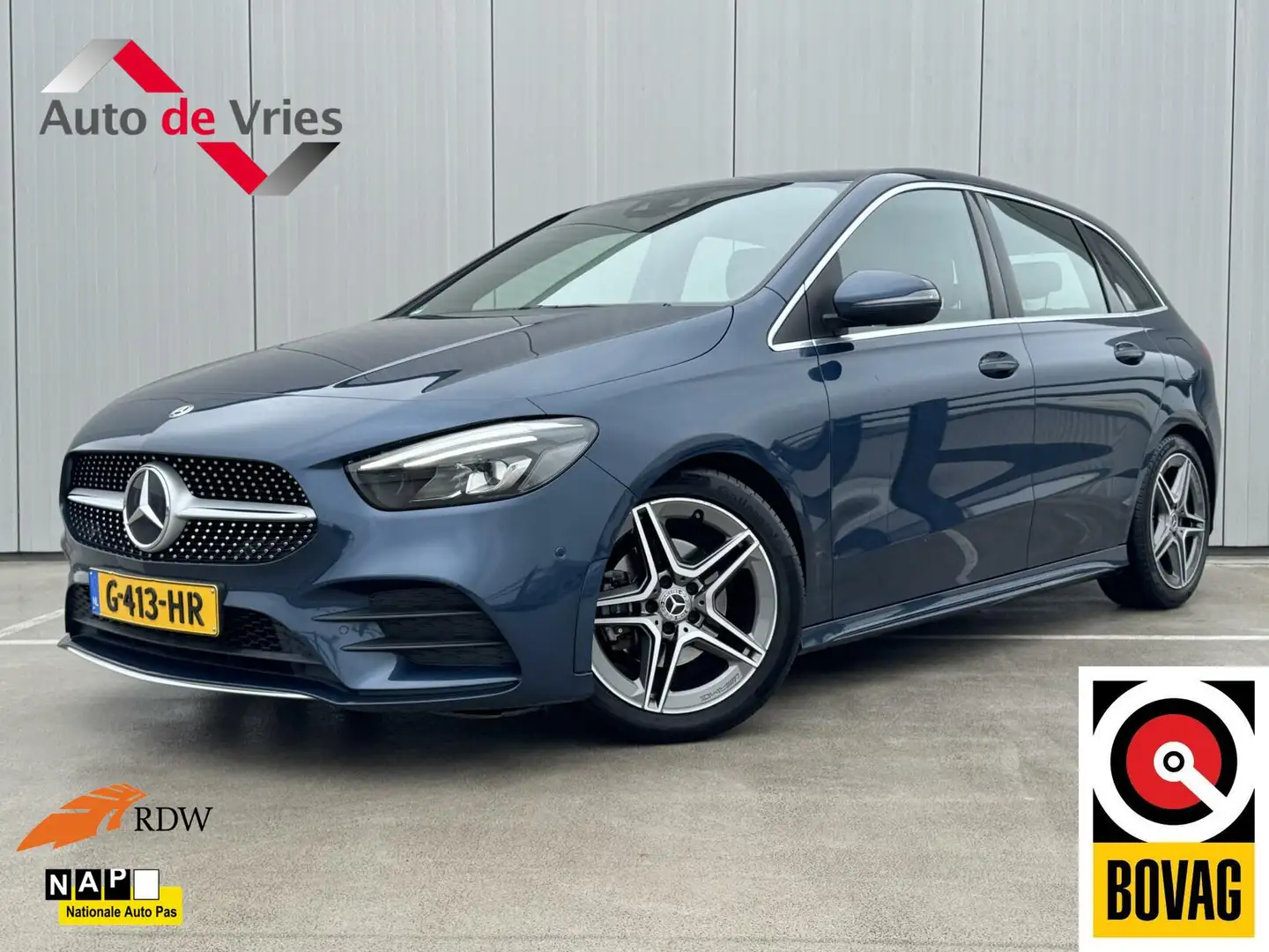Mercedes-Benz B 180 Business Solution AMG|Navi|NL-Auto Blauw - 1