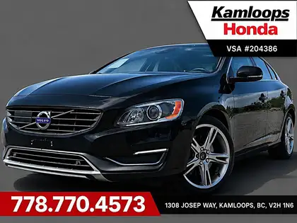 Black 2016 Volvo S60 Sedan All-Wheel Drive 6-Speed Automatic