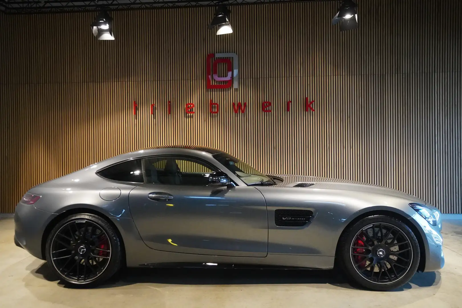 Mercedes-Benz AMG GT C Coupe-1HD-BRD-U-frei 6 TKM-Burmester-Facelift- Gris - 1