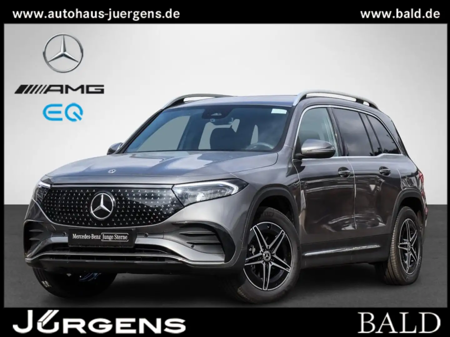 Mercedes-Benz EQB 350 4M AMG-Advanced/LED/Cam/Totw/Easy-P/18" Šedá - 2