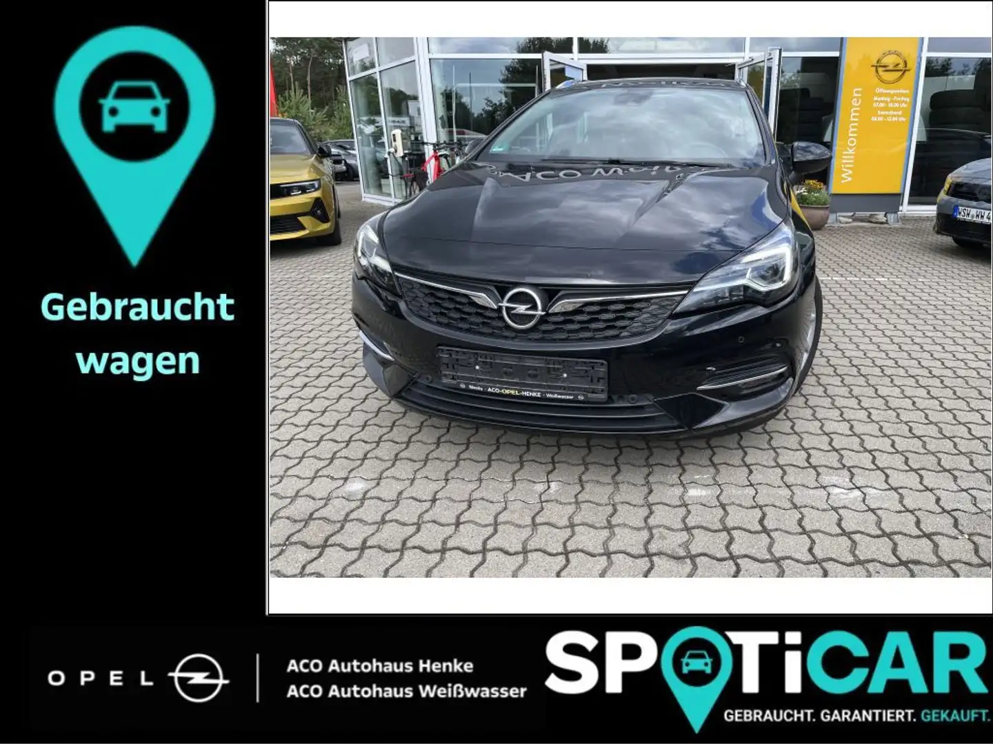 Opel Astra 1.2 Turbo Start/Stop Sports Tourer Elegance Noir - 1
