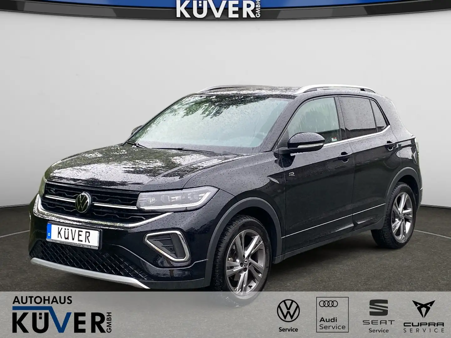 Volkswagen T-Cross R-Line 1,5 TSI DSG Navi+ACC+Matrix+Shzg. Schwarz - 1