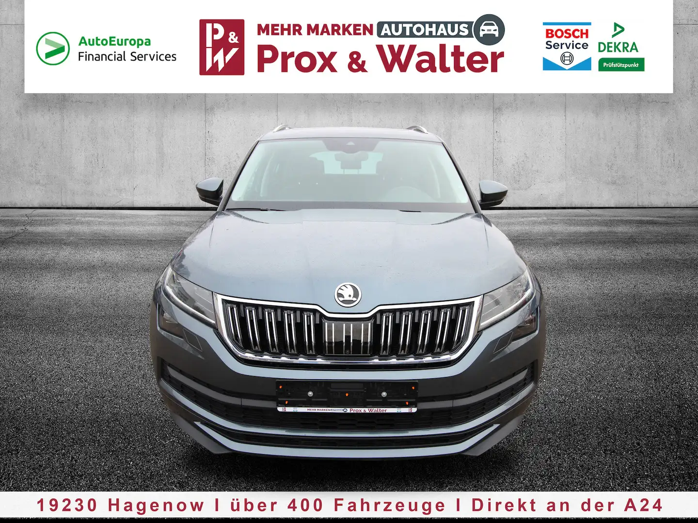 Skoda Kodiaq 2.0 TDI 7-DSG 4x4 L&K LED+NAVI+PANO-DACH Gri - 1