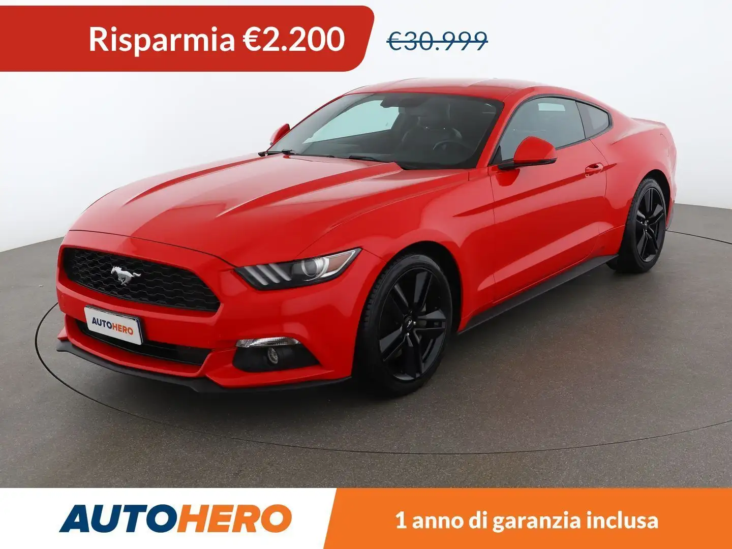 Ford Mustang 2.3 EcoBoost Fastback Rosso - 1