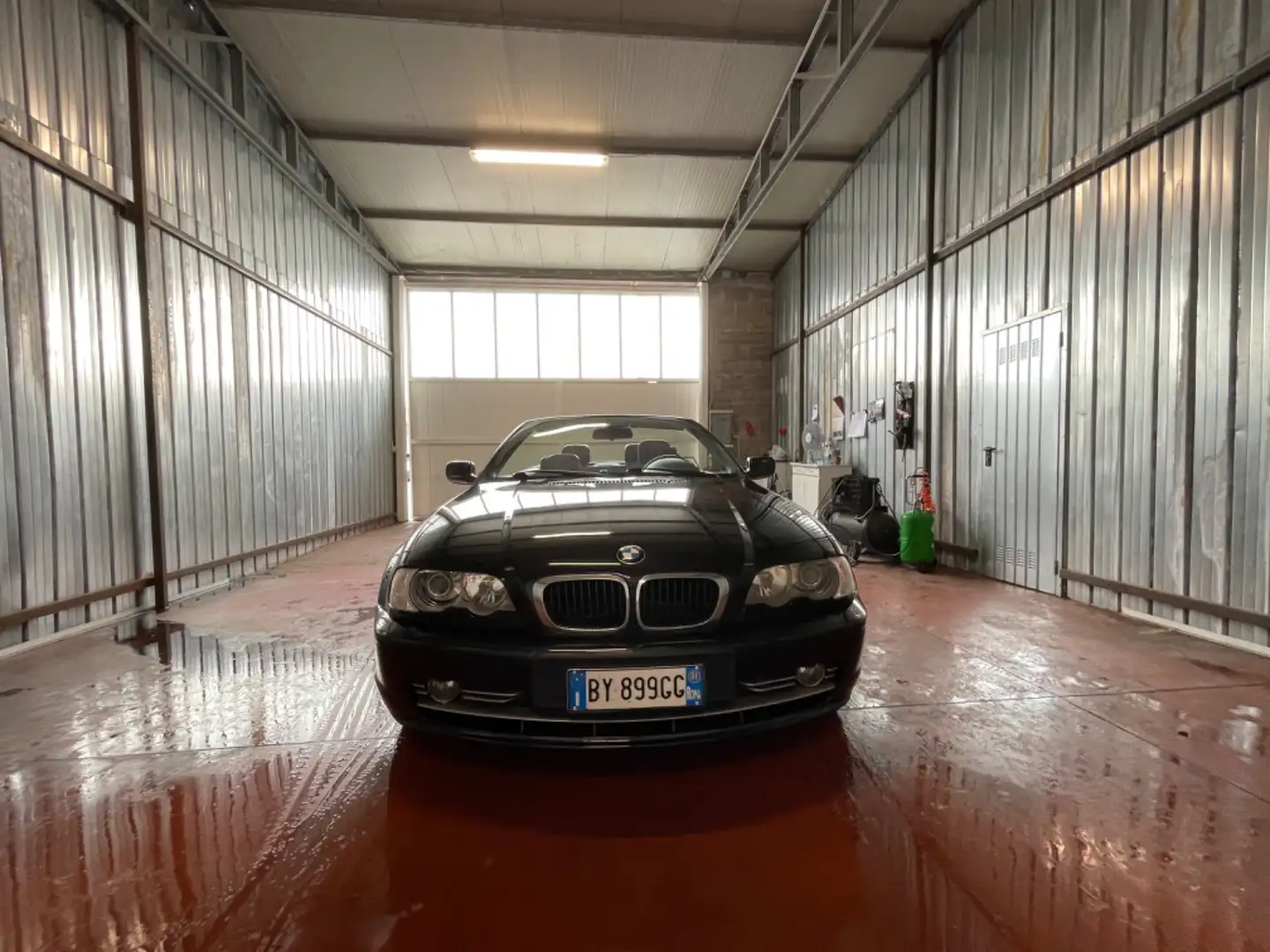 BMW 330 CI cat Cabrio pelle rossa assetto Nero - 2