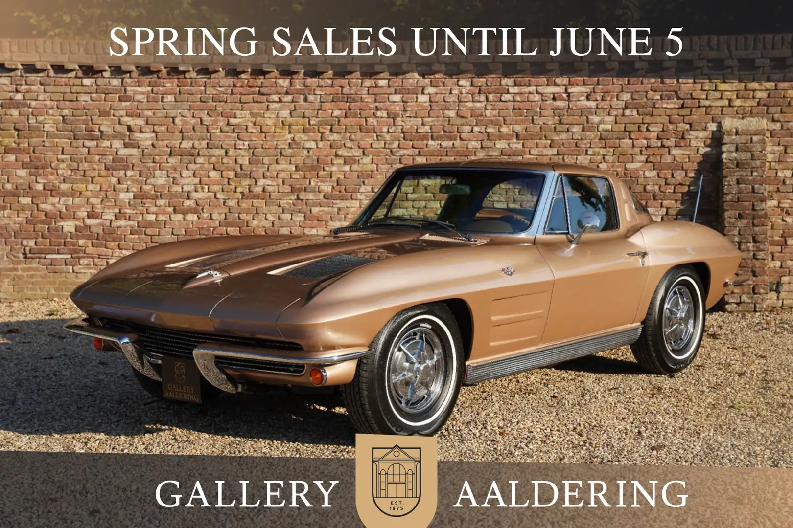 Corvette Stingray C2 Coupé Split window PRICE REDUCTION Fully restor Gold - 1