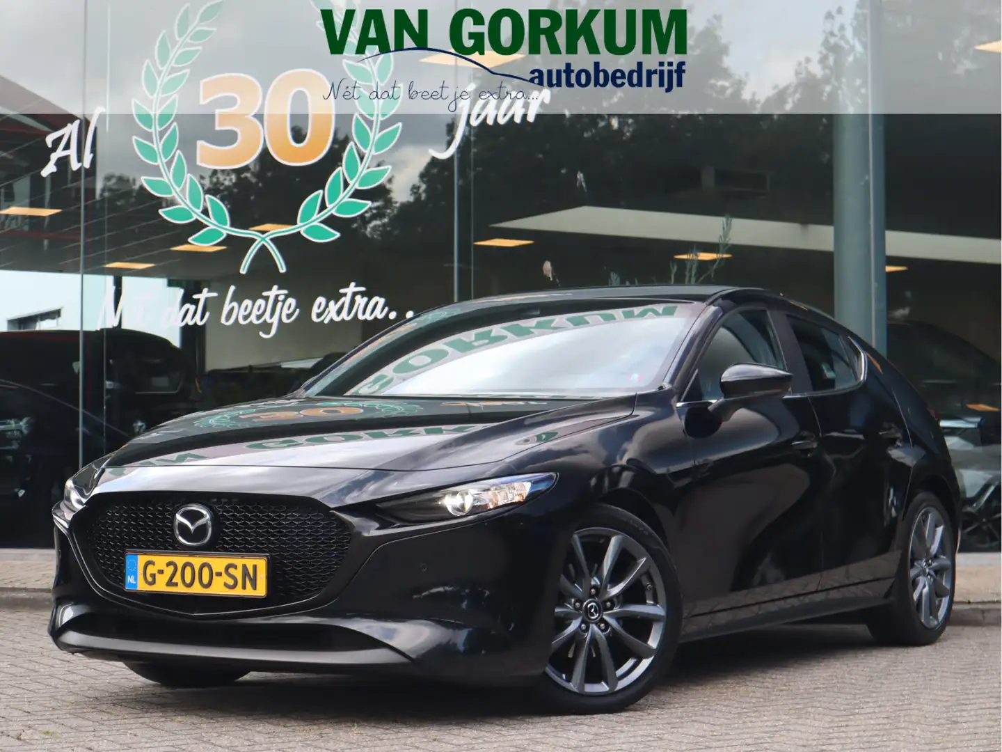 Mazda 3 2.0 e-SkyActiv-X M Hybrid 180 Comfort Bose Zwart - 1