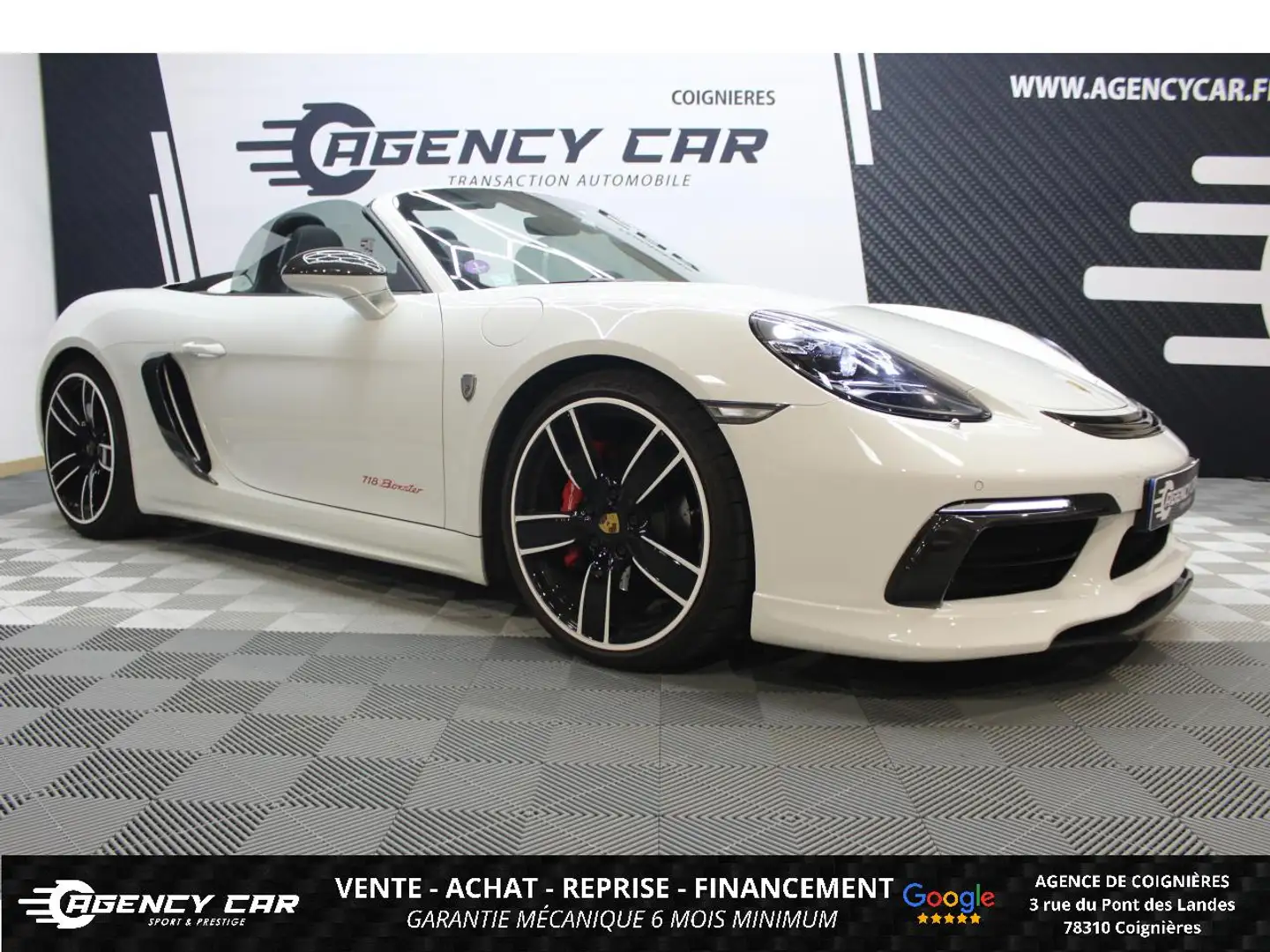 Porsche Boxster S 718 - Préparation esthétique TechArt - type 982  Blanc - 1