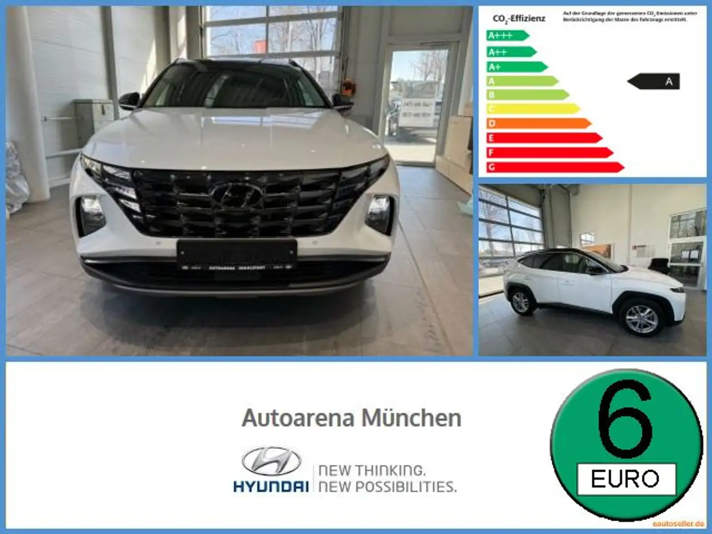 Hyundai TUCSON 1.6 T-GDI 48V Trend 8-Fach AHK abnehmbar Nero - 1
