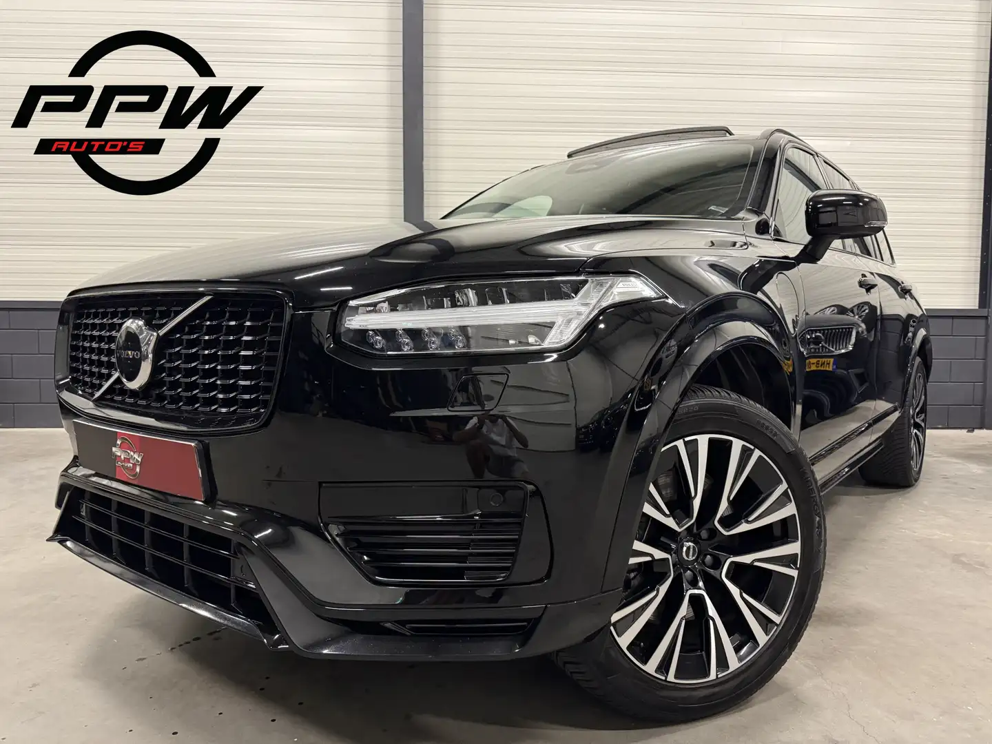 Volvo XC90 T8 Recharge AWD R-Design BLACK LONG RANGE PANO/TRE Negro - 1