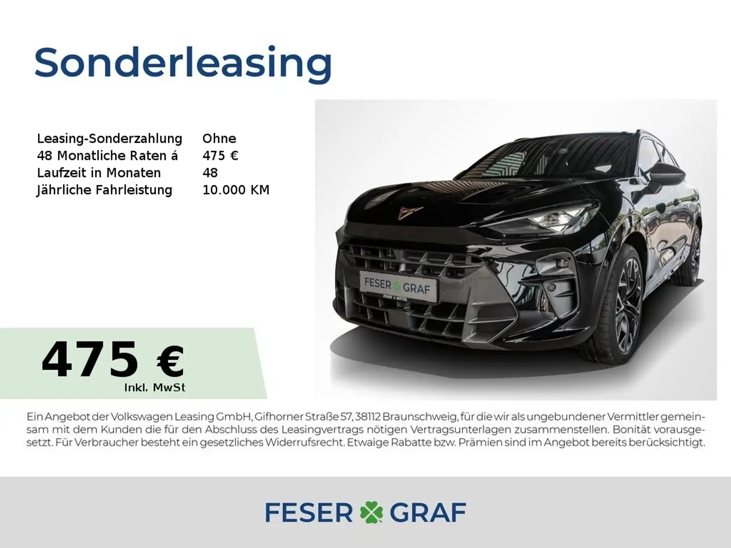 CUPRA Terramar VZ 2.0 TSI DSG LED/Navi/AHK/Pano/ALU20 Schwarz - 1