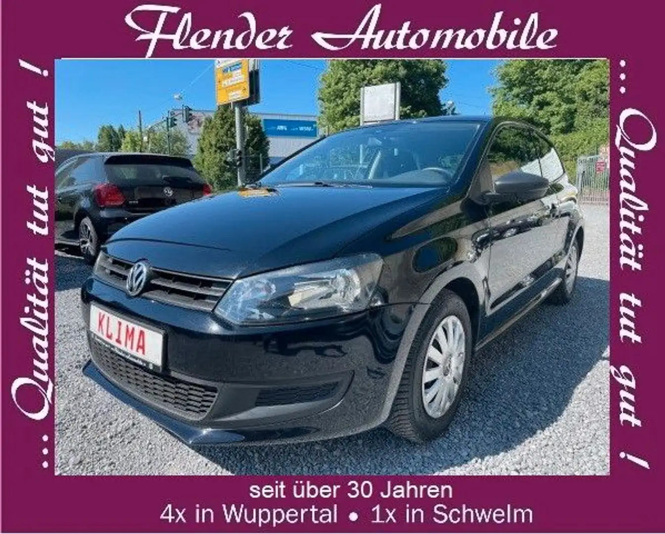 Volkswagen Polo Klima,SHZ,Tempomat, inkl.3J.Hausgarantie Nero - 1