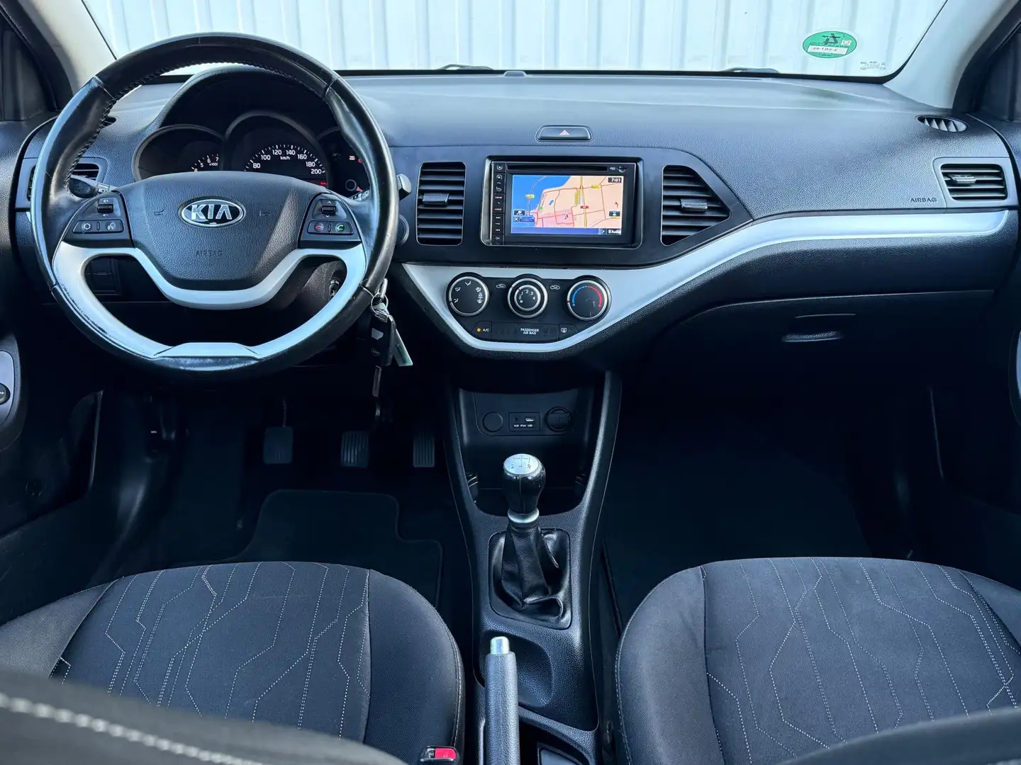 Kia Picanto 1.0 CVVT BusinessLine Airco,Navigatie,CruiseContro Noir - 2