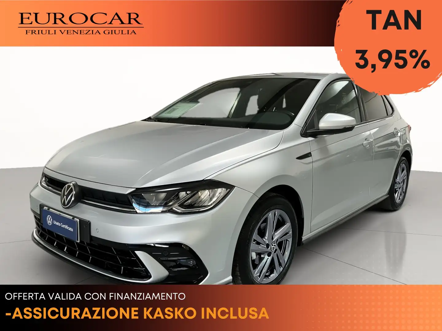 Volkswagen Polo 1.0 tsi r-line 95cv Grigio - 1