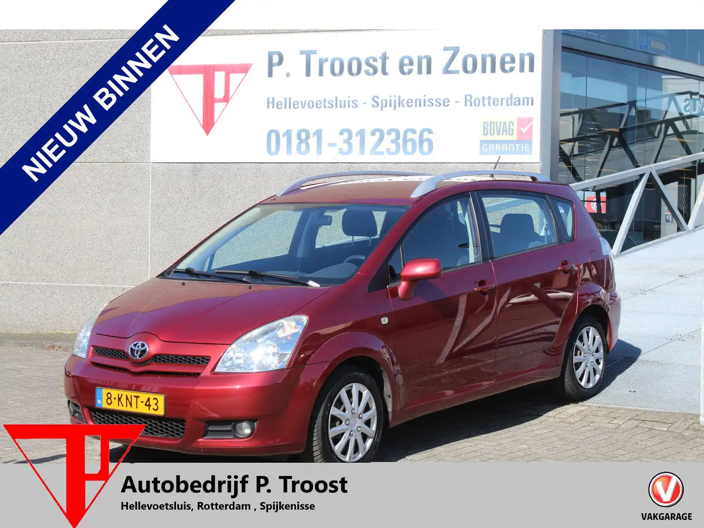 Toyota Verso 1.8 VVT-i Terra 7p. MEENEEMPRIJS!!/APK TOT 15-05-2 Roşu - 1