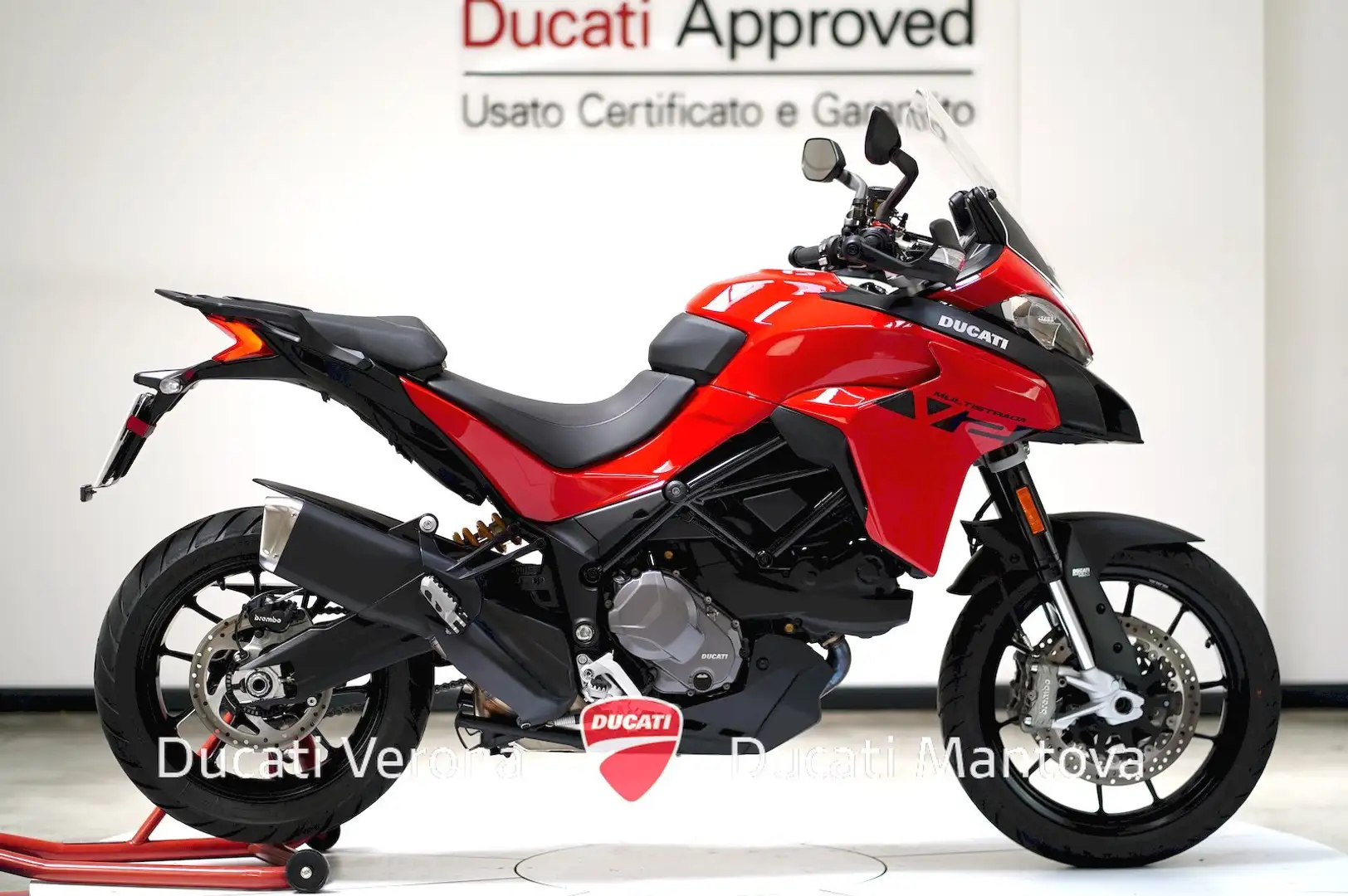 Ducati Multistrada 950 Multistrada V2 versione 35 kW pat. A2 solo 7.264km Czerwony - 1