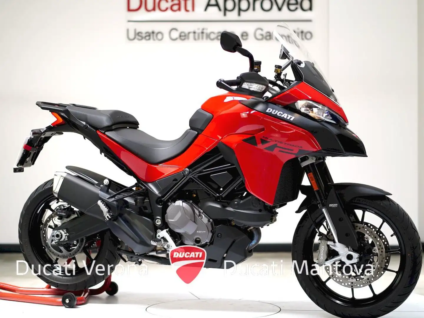 Ducati Multistrada 950 Multistrada V2 versione 35 kW pat. A2 solo 7.264km Czerwony - 2