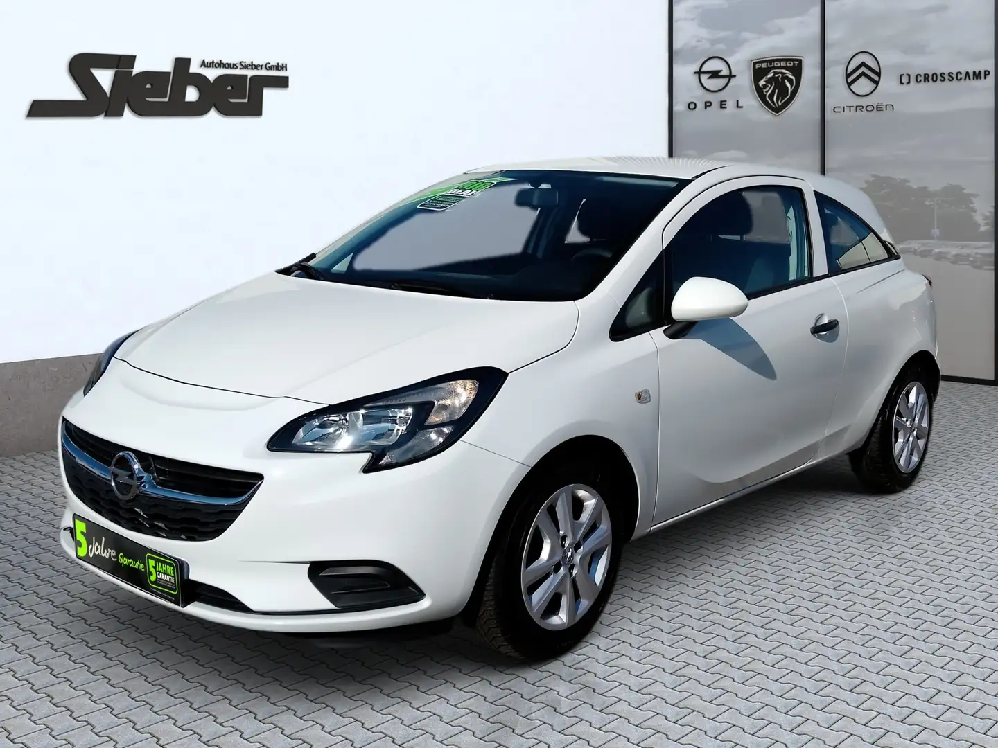 Opel Corsa E 1.2 Active Tempomat Bluetooth Klima Weiß - 2