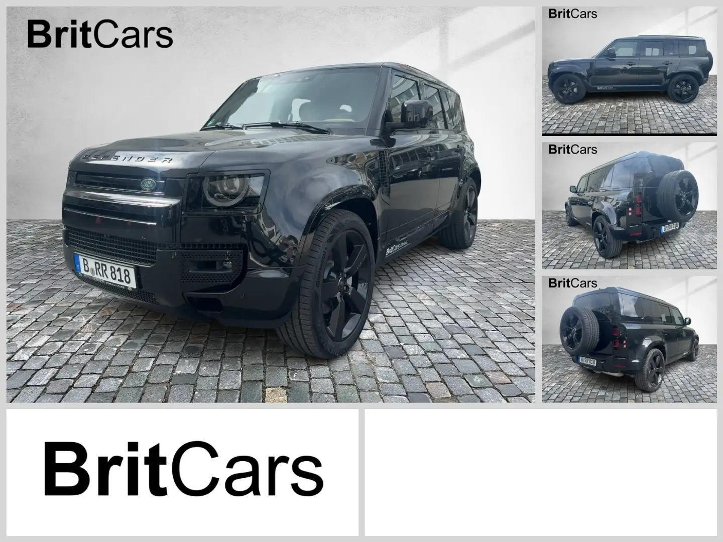 Land Rover Defender D300 X-Dynamic HSE Luft STH HUD 360 SD Zwart - 1