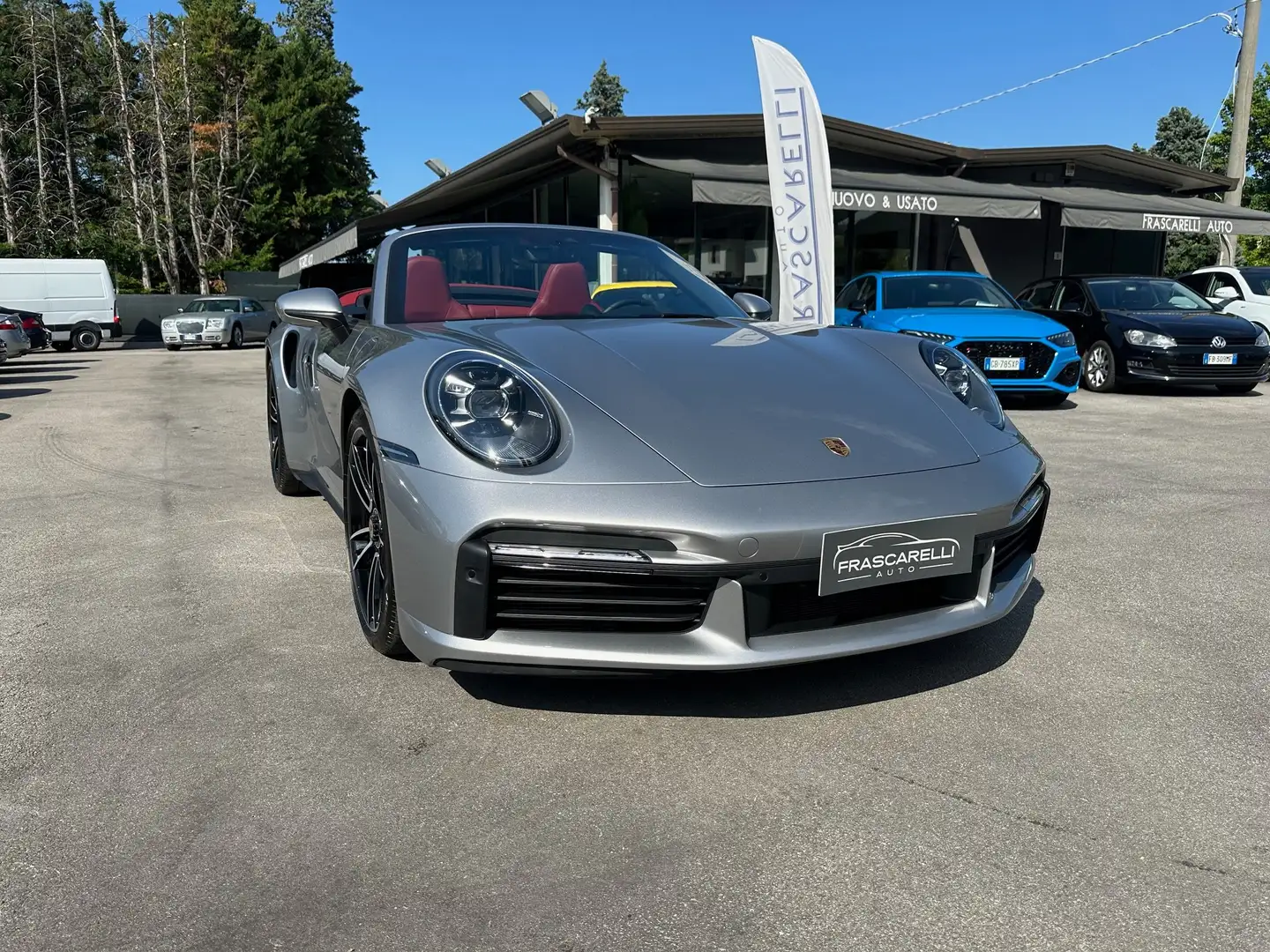 Porsche 911 Cabrio 3.7 Turbo S /Carbocera/sed. vent.  matrix Grigio - 1