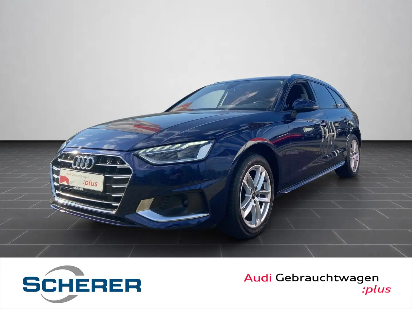 Audi A4 35 TDI Advanced, AHK, Navi, ACC Blau - 1