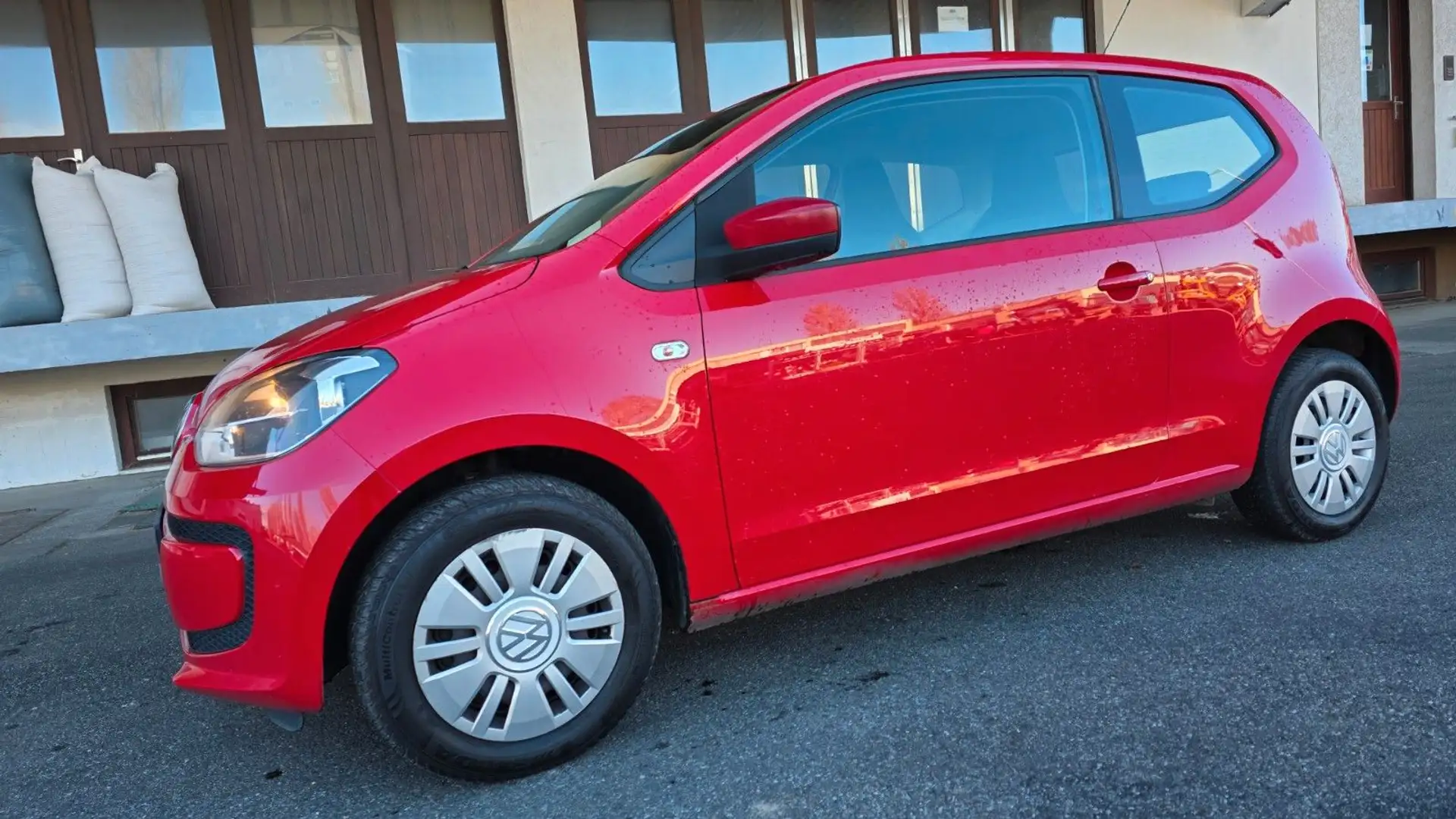 Volkswagen up! TÜV+GARANTIE+KLIMA+SCHECKHEFT+TOP Rood - 2