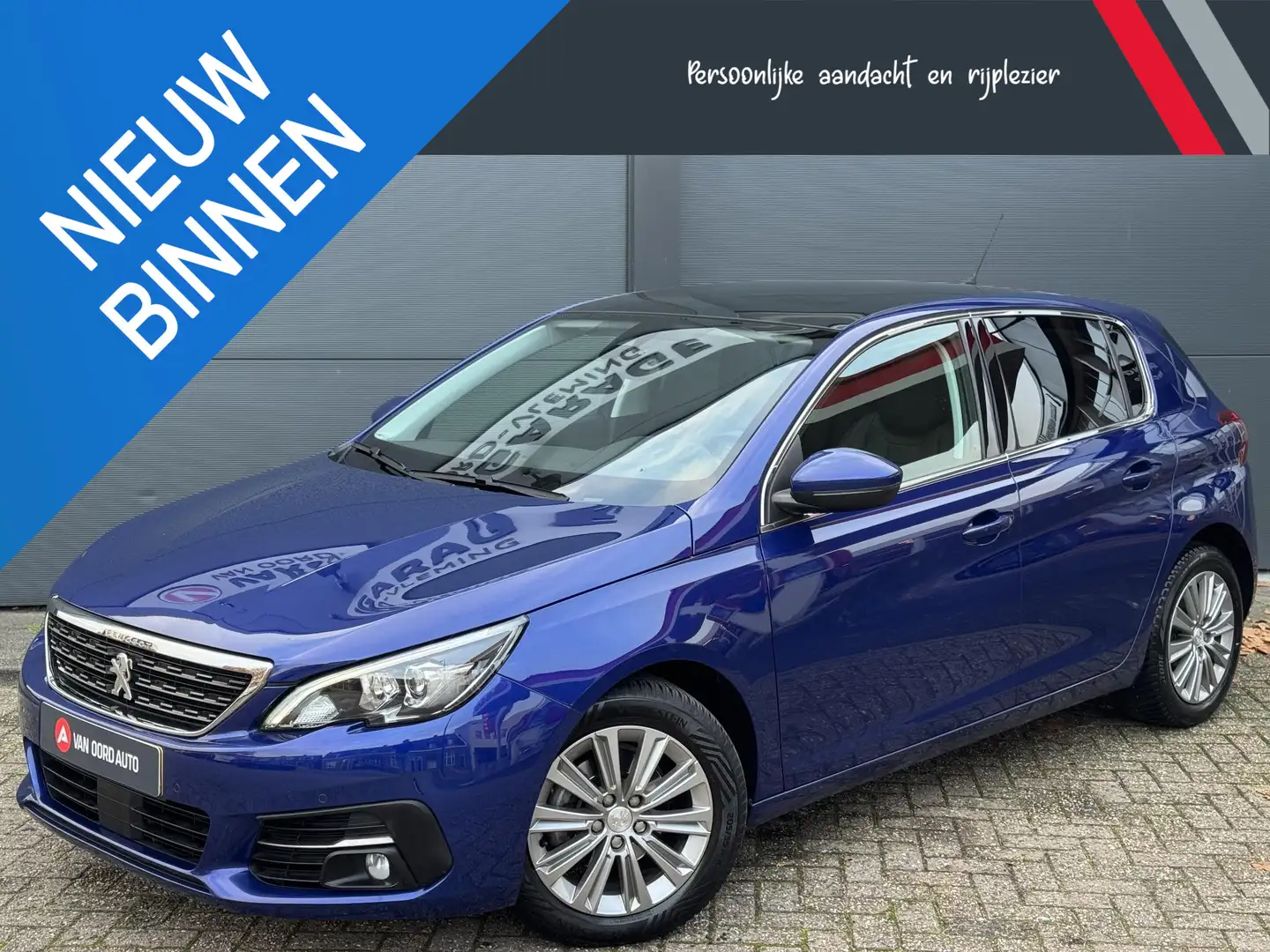 Peugeot 308 1.2 Allure / 100 % Onderhoud / Trekhaak / Leder Bleu - 1