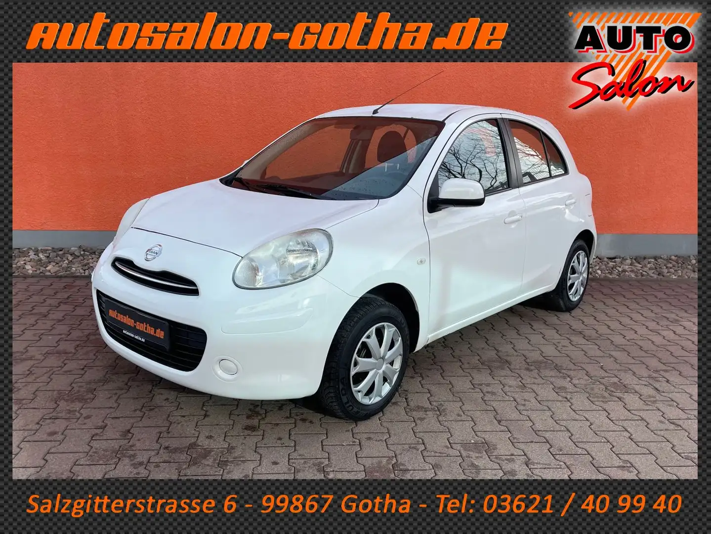 Nissan Micra 1.2 Acenta NAVI+KLIMA TELEFON 2.Hand SHeft Wit - 1