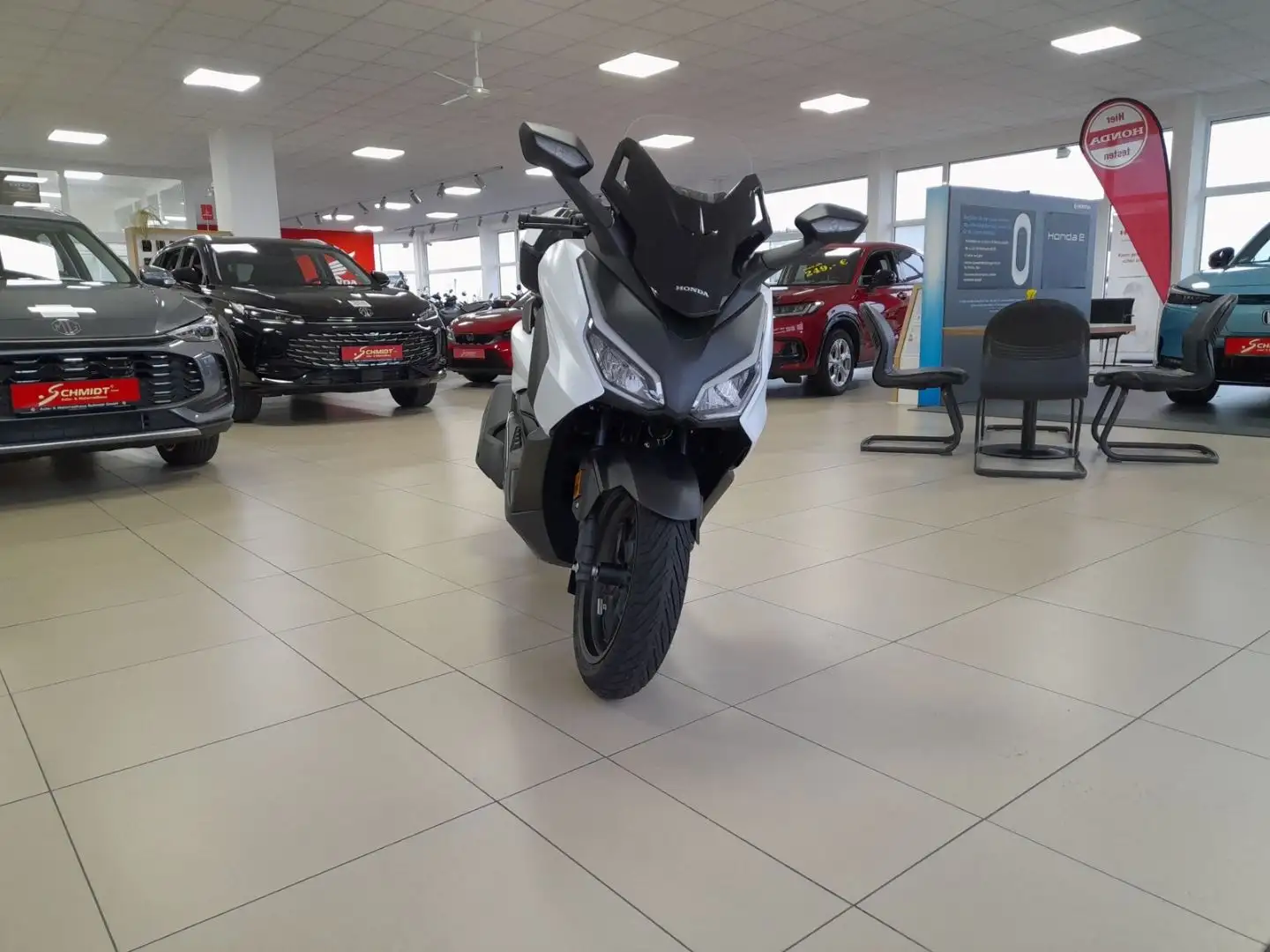 Honda Forza 125 mit Smart Top Case Alb - 2