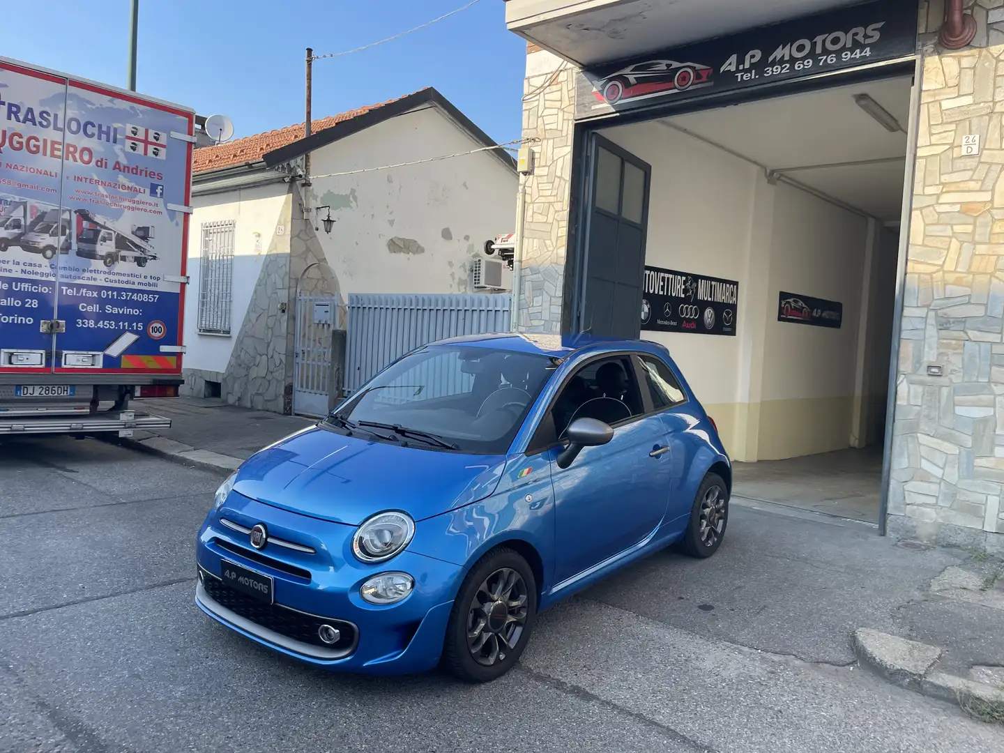 Fiat 500 1.0 hybrid Sport 70cv Blu/Azzurro - 1