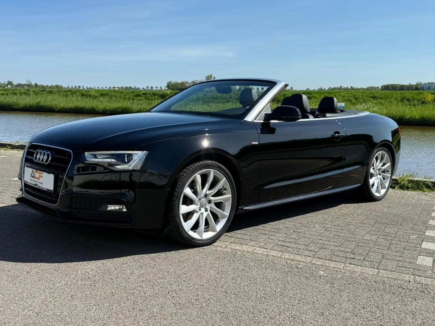 Audi A5 Cabriolet 1.8 TFSI S-Line Sport Edition Open Days Zwart - 2