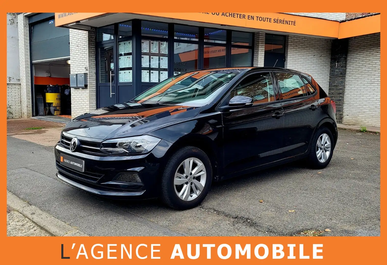 Volkswagen Polo Polo 1.0 TSi LOUNGE CAMERA &CARPLAY - GARANTIE 12M Noir - 1