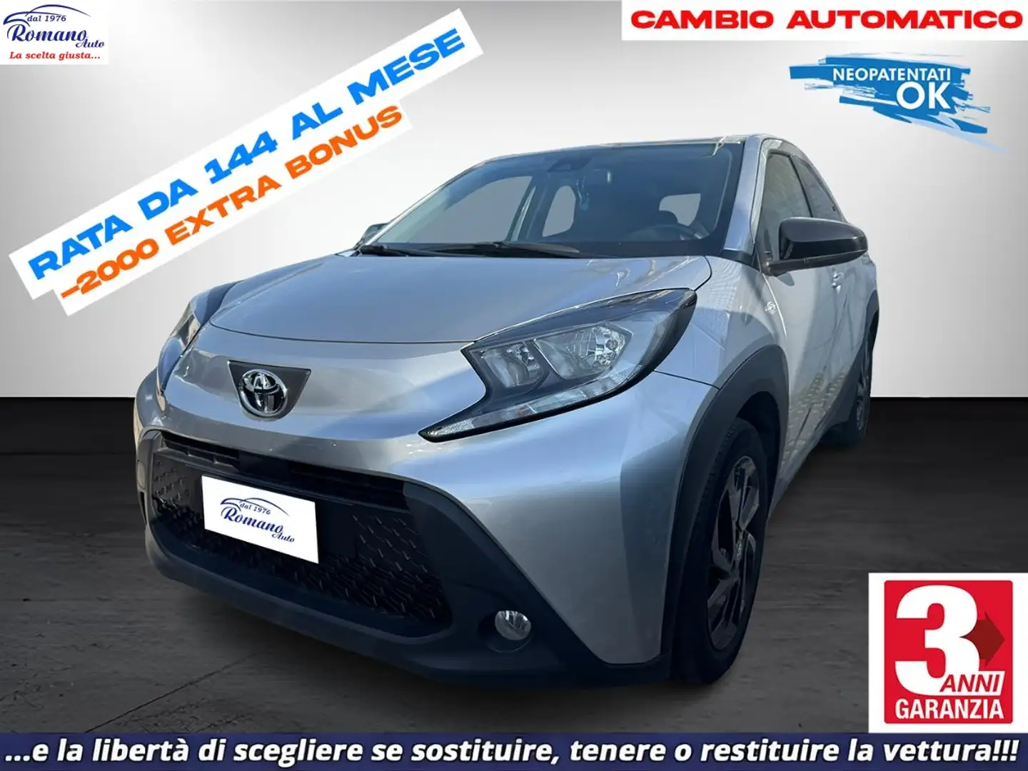 Toyota Aygo X 1.0 VVT-i 72 CV 5p. Trend S-CVT Grigio - 1