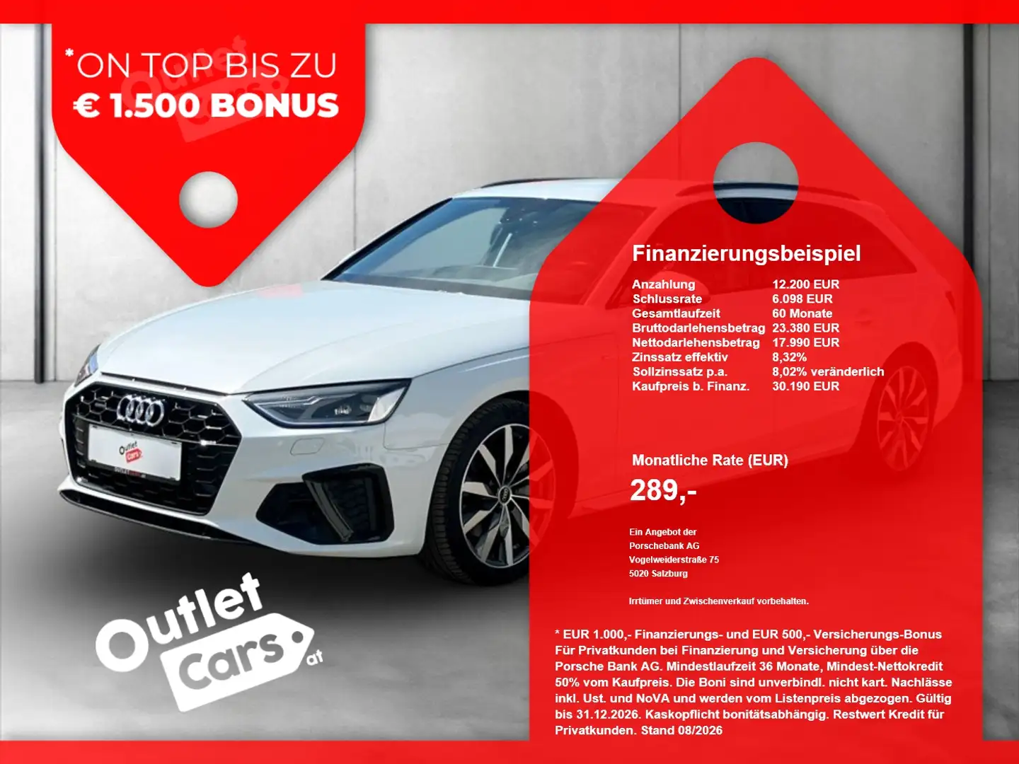 Audi A4 Avant 40 2.0 TDI quattro S-Line Weiß - 1