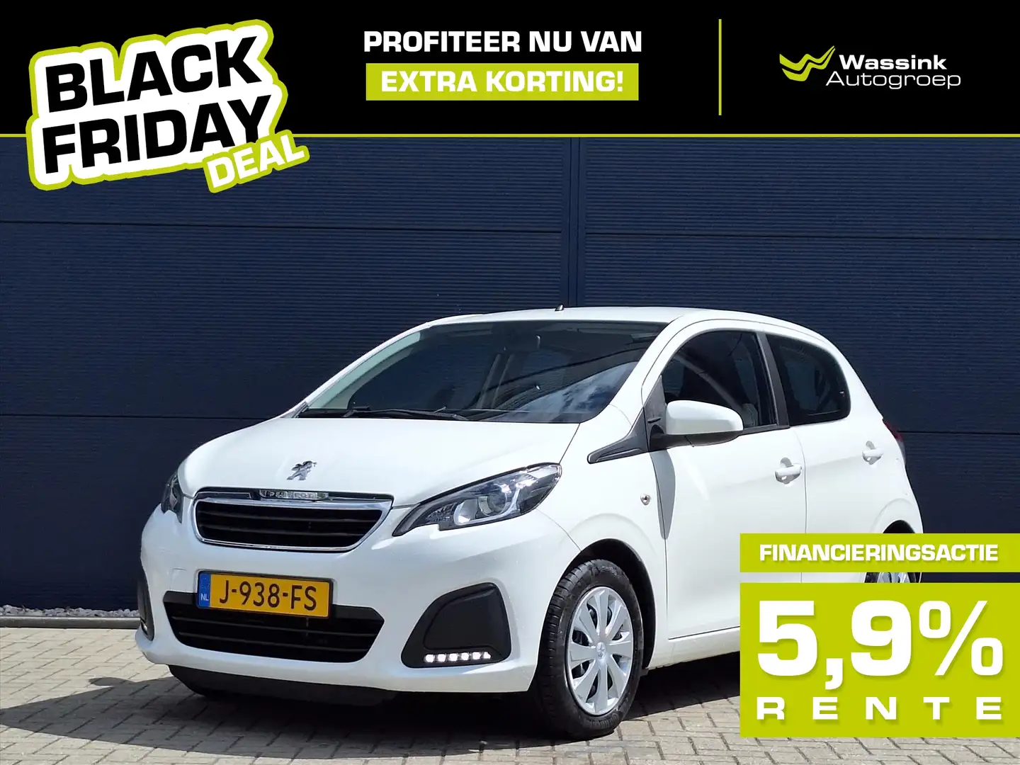 Peugeot 108 1.0 VTi 68pk ETG 5D Active | BLACK FRIDAY DEAL |AU Blanc - 1