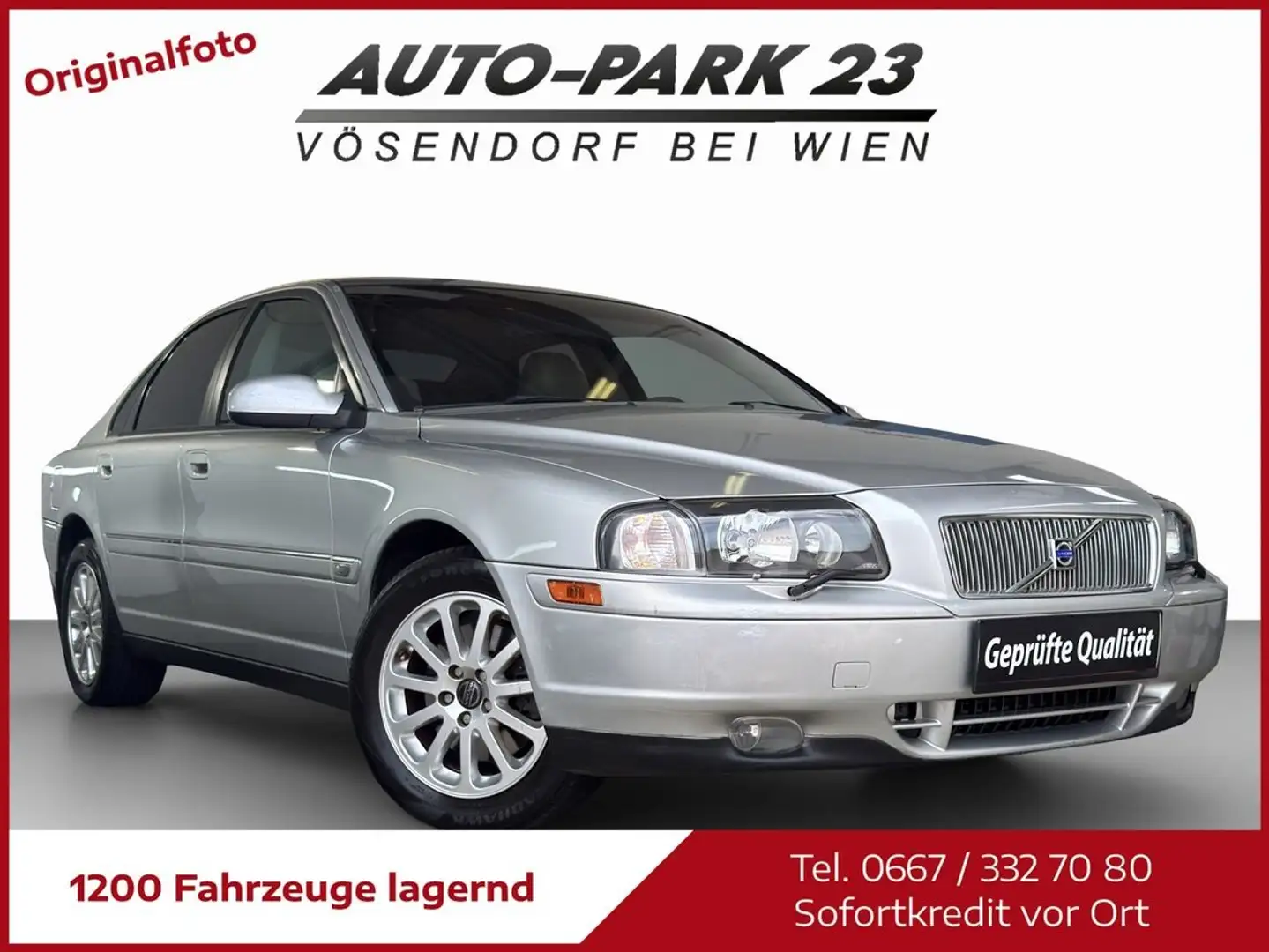 Volvo S80 2,9 Klassik Aut. Geartronic**NEUES-PICKERL 11/2027 Silber - 2