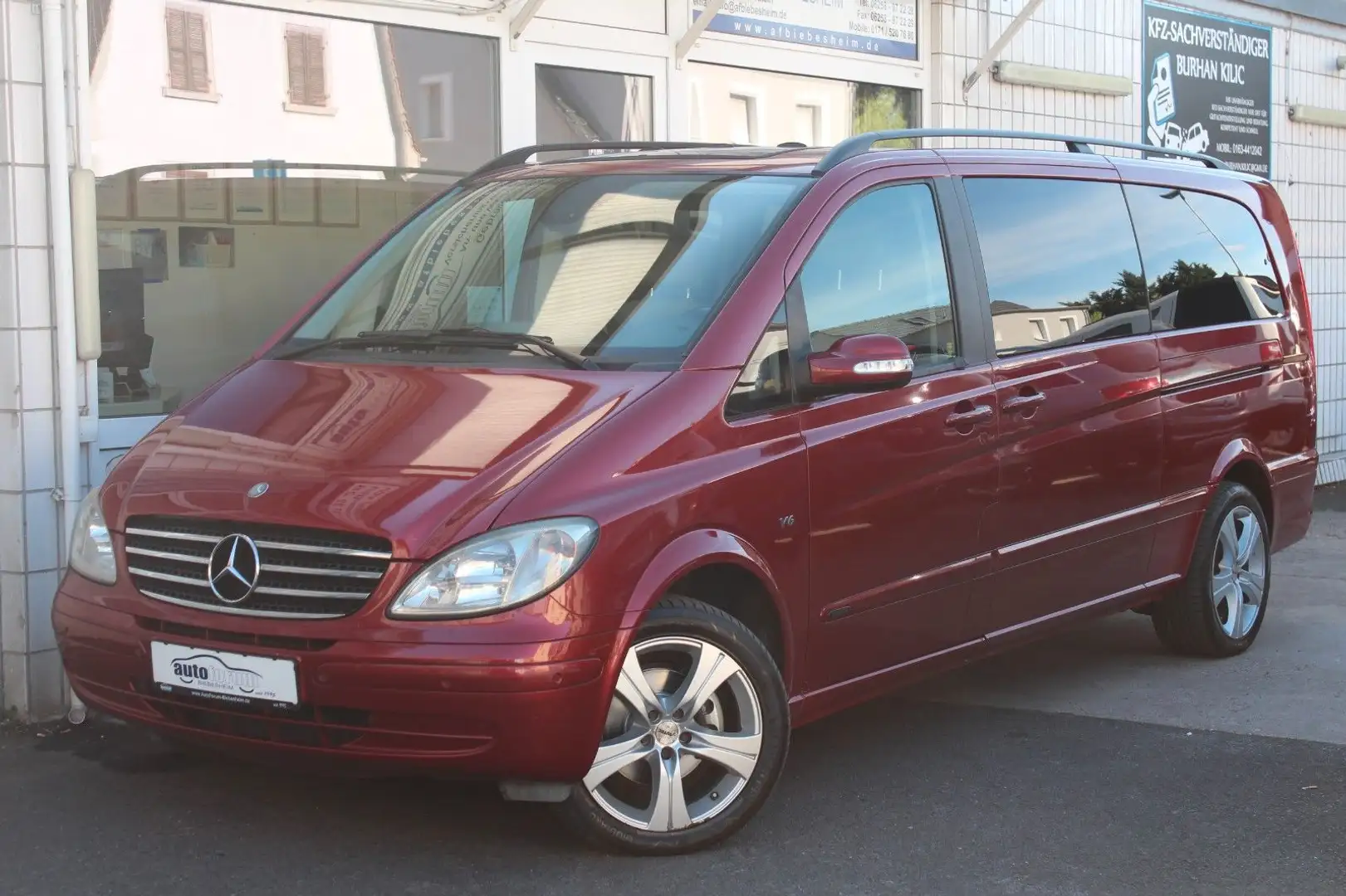 Mercedes-Benz Viano 3.5 V6 extralang LPG Leder*Navi*S-Dach*AHK Rouge - 1