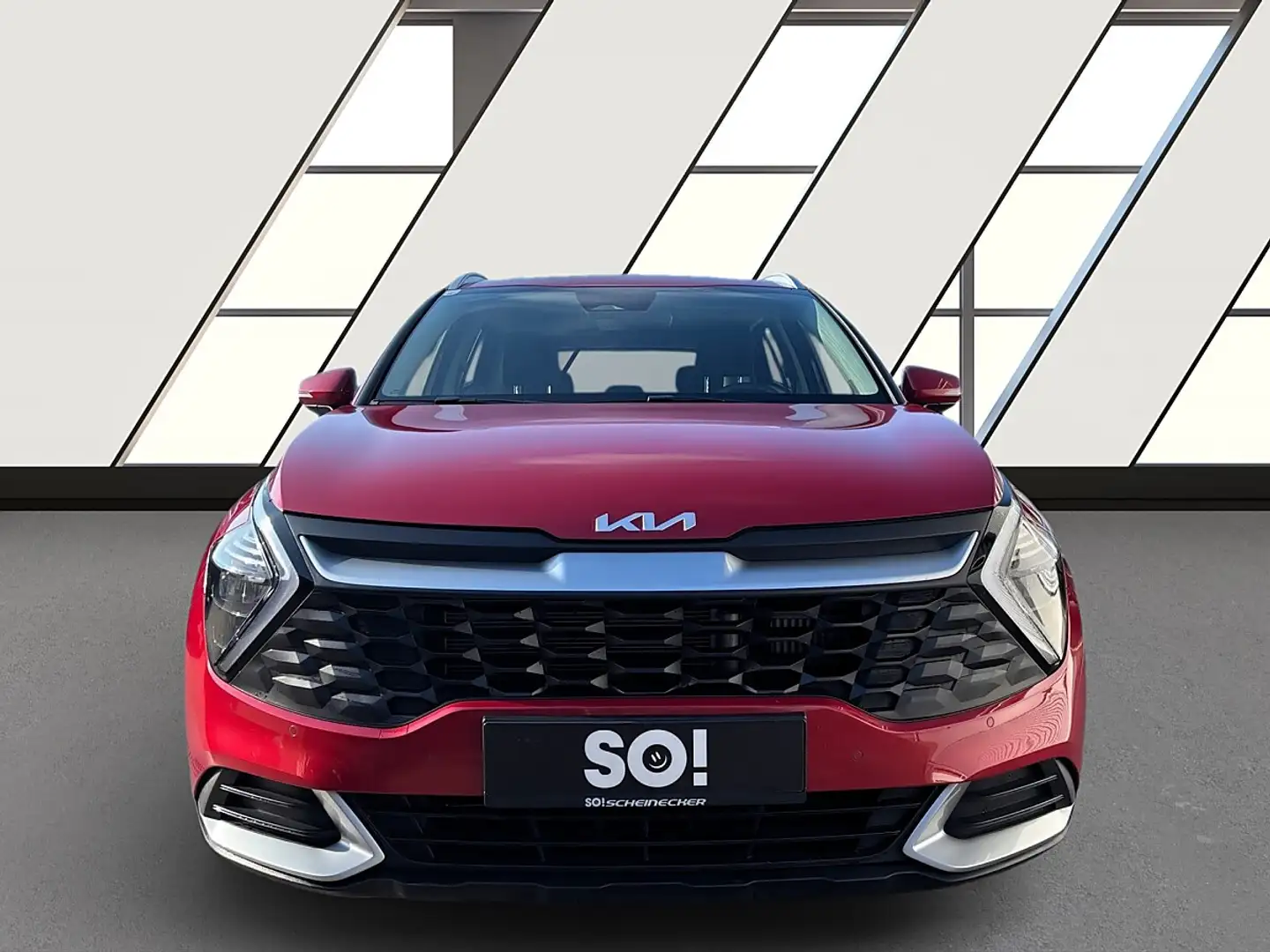 Kia Sportage 1,6 CRDI Silber Rot - 2