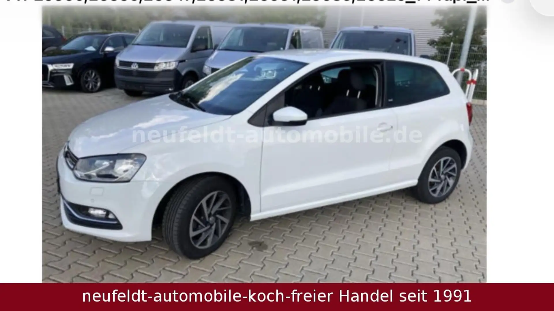 Volkswagen Polo V Sound BMT/Start-Stopp Weiß - 1