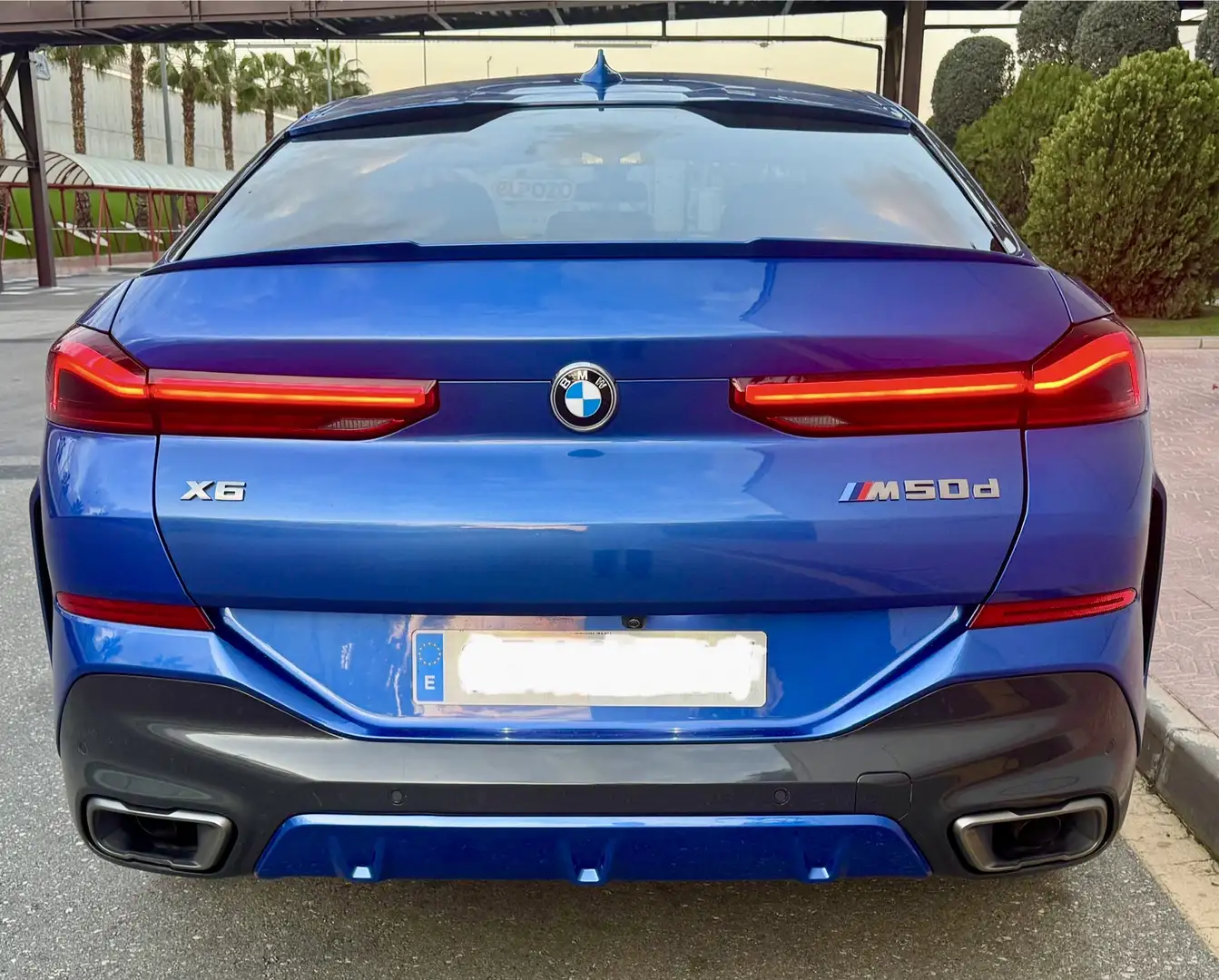 BMW X6 M M50d Azul - 2
