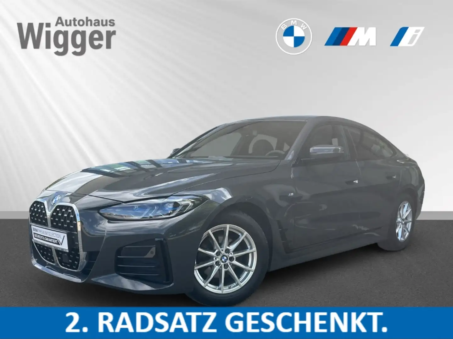 BMW 420 Gran Coupe /M Sport/Leder/Navi/Laserlicht Grau - 1
