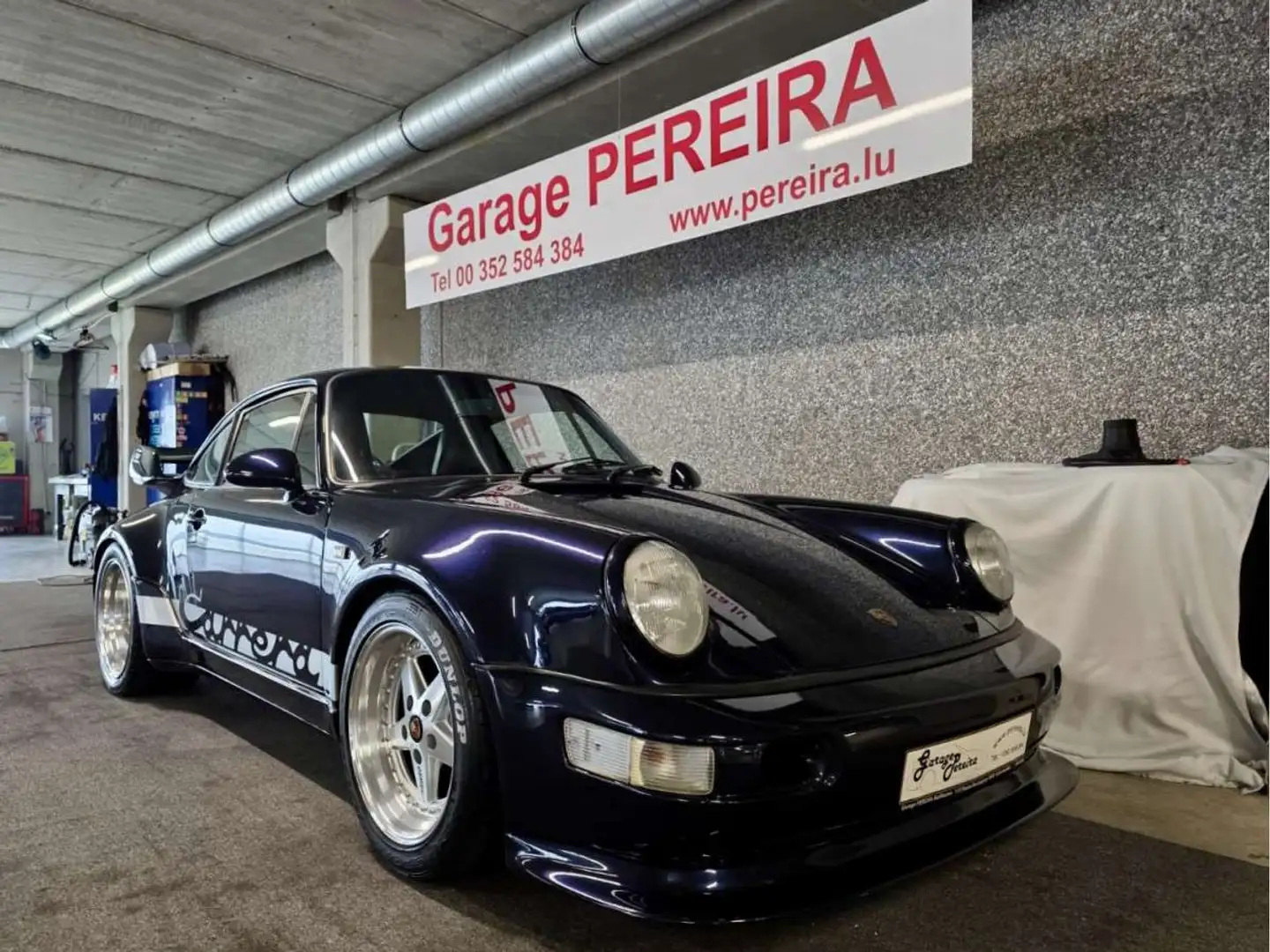 Porsche 930 911 3.2 CUIR 930 --- 964 RS EUROPA MODEL Bleu - 1