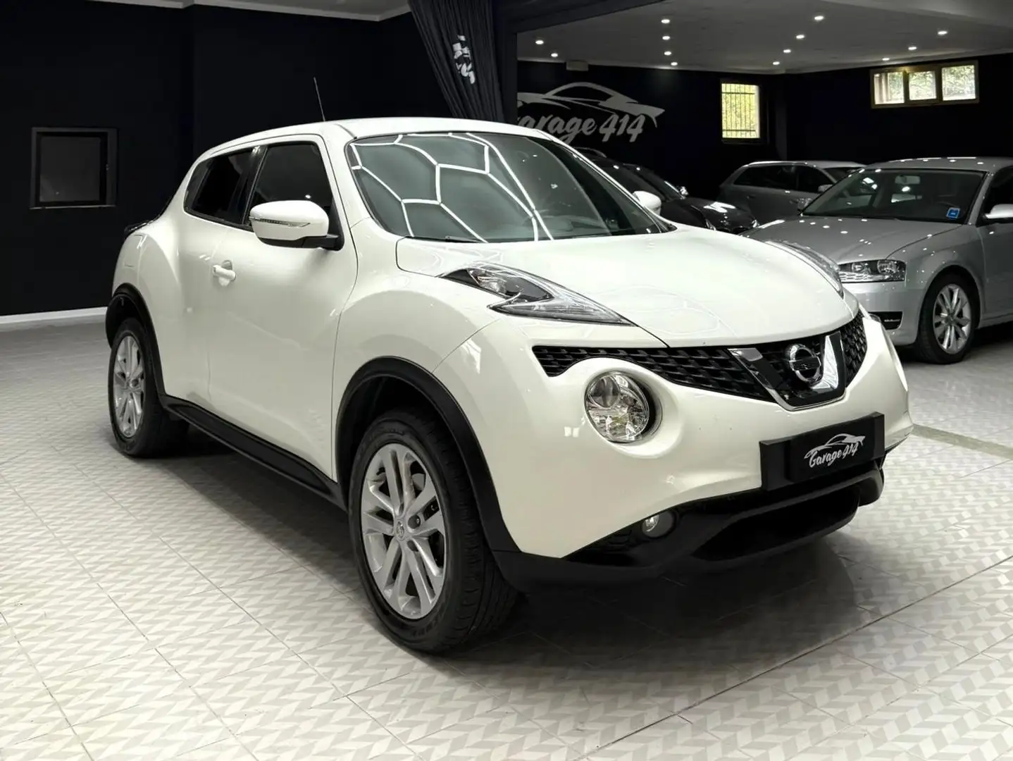 Nissan Juke Juke I 2015 1.5 dci Tekna c/pelle 110cv E6 Weiß - 1