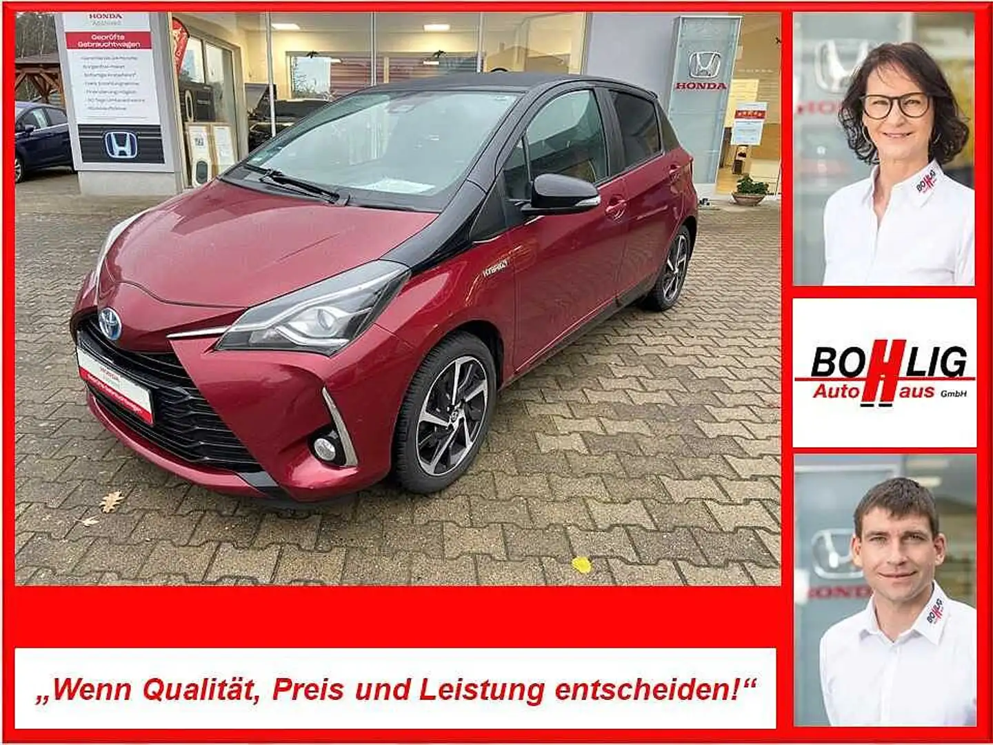 Toyota Yaris Hybrid 1.5 VVT-i Style Selection Rot - 1