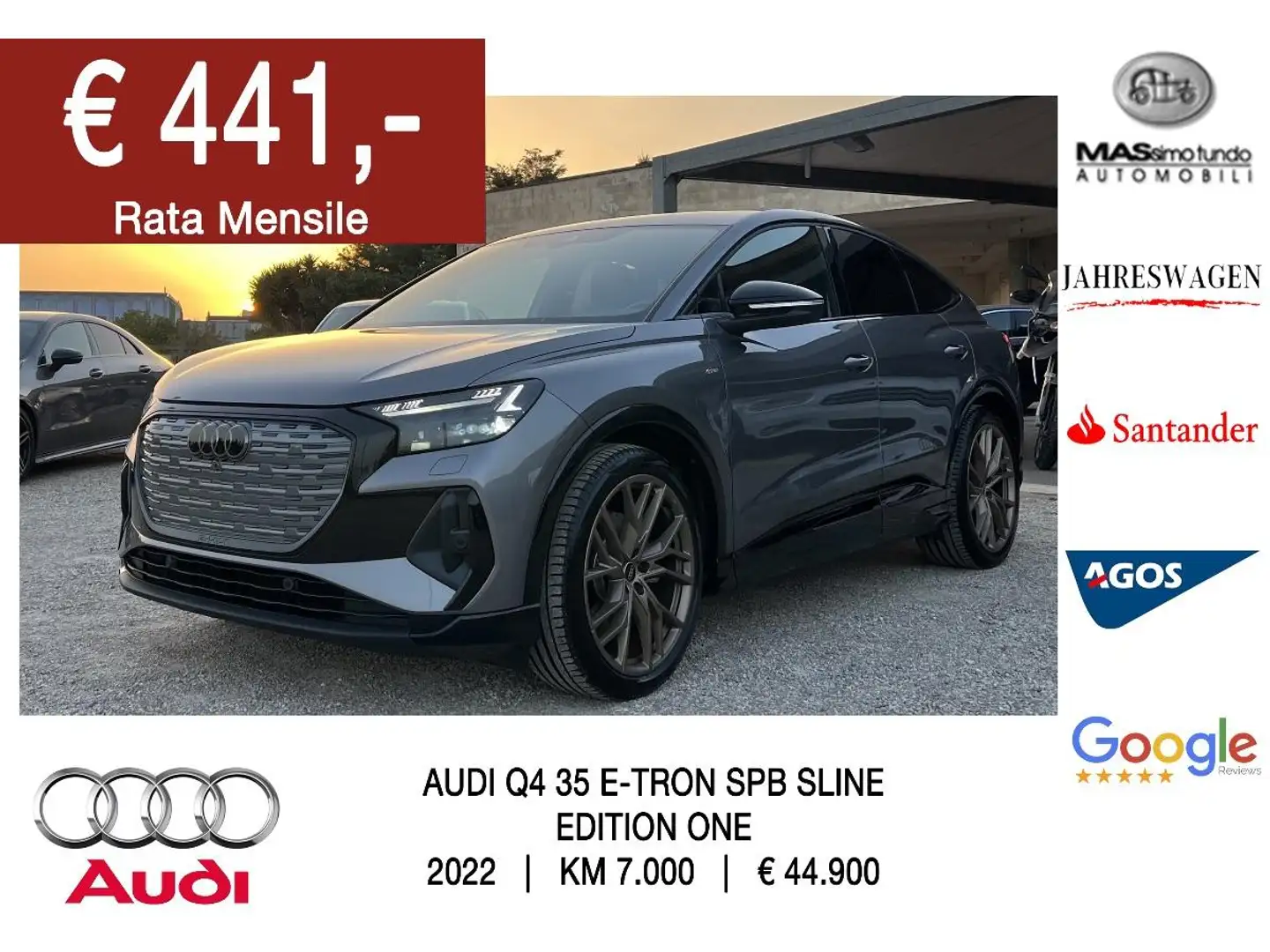 Audi Q4 e-tron Q4 SPB 35 e-tron S line edition Grigio - 1