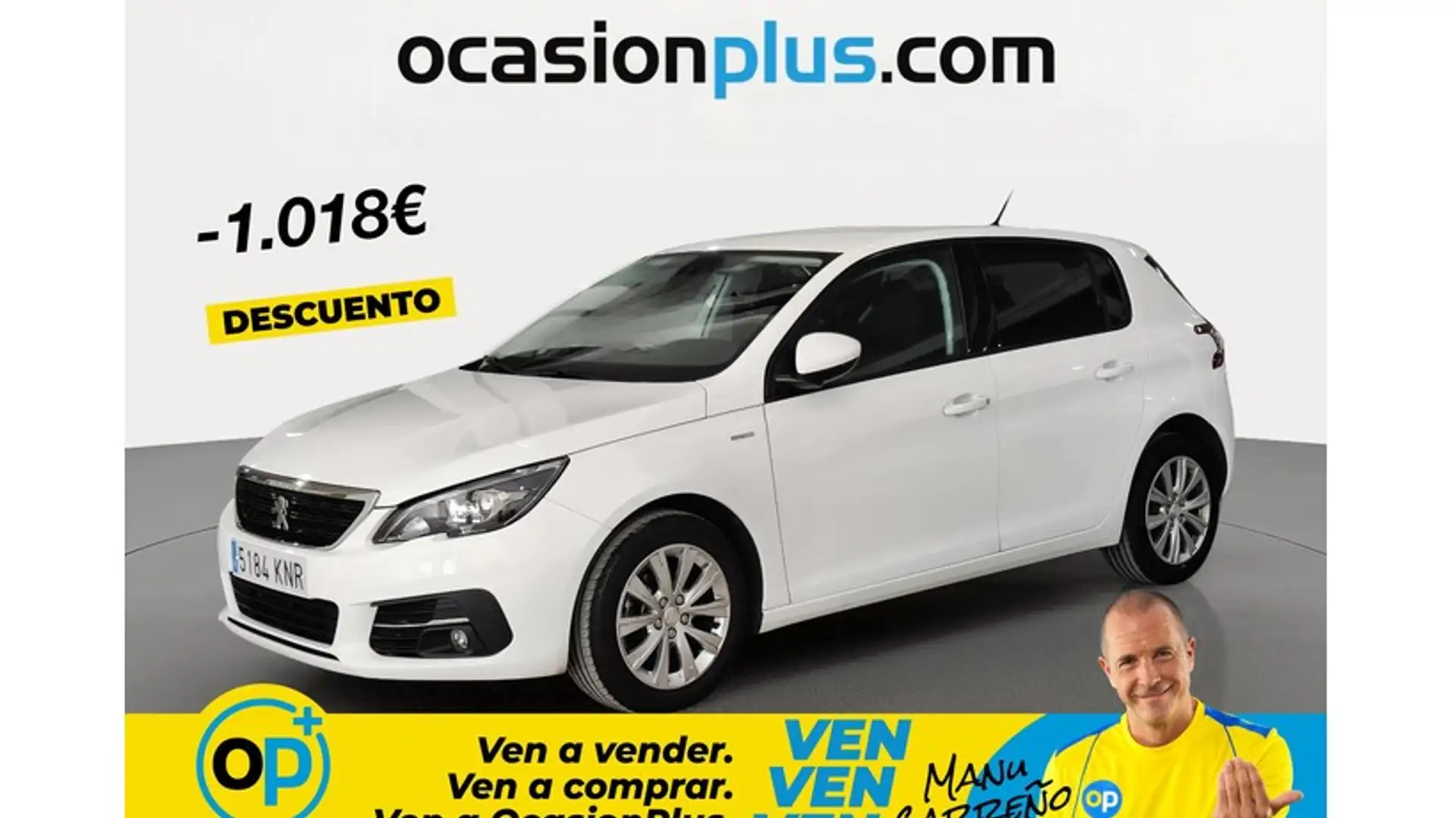 Peugeot 308 1.6BlueHDi S&S Style 100 Blanco - 1