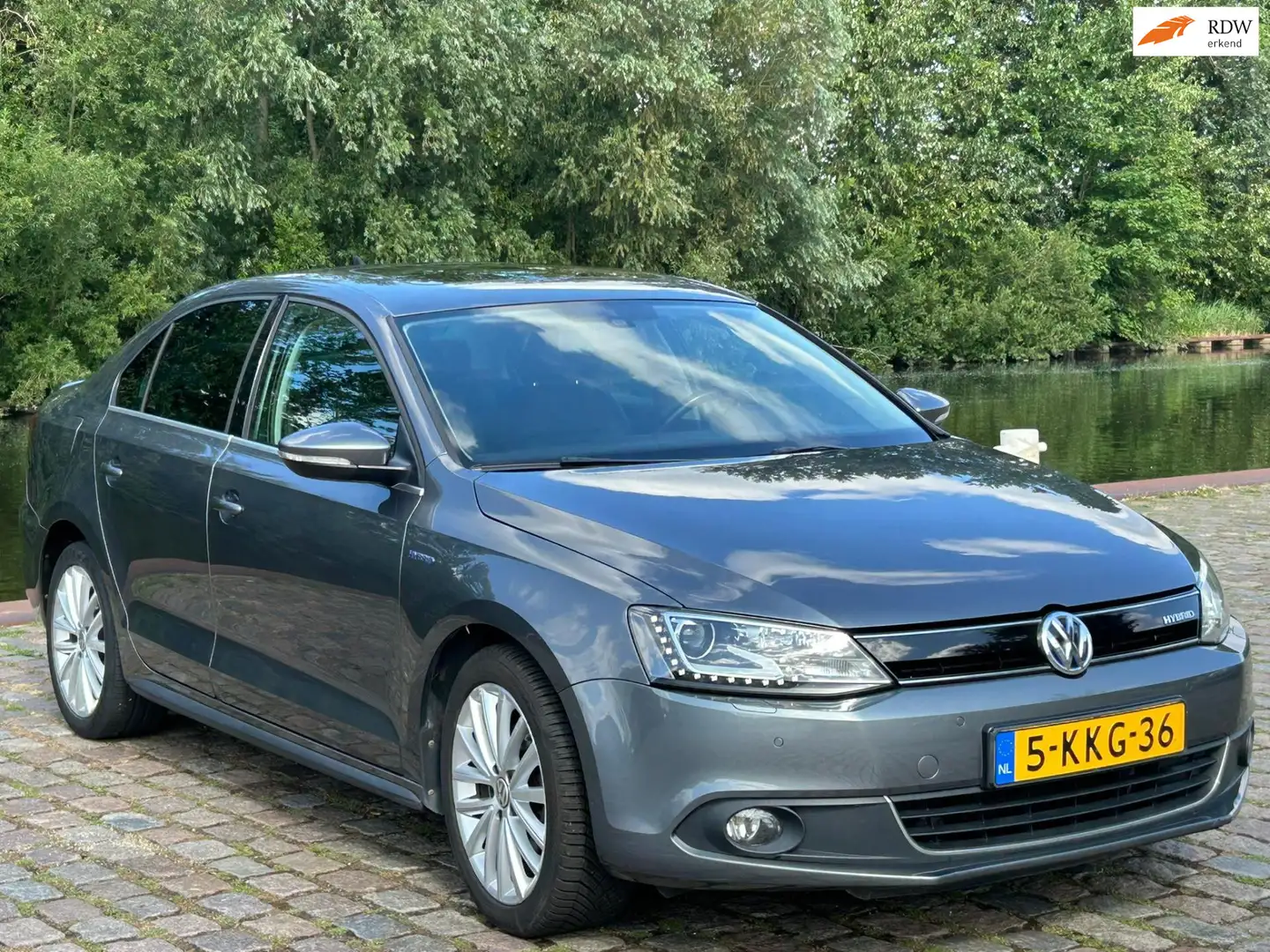 Volkswagen Jetta 1.4 TSI Hybrid Highline Automaat airco elektrische Grijs - 1