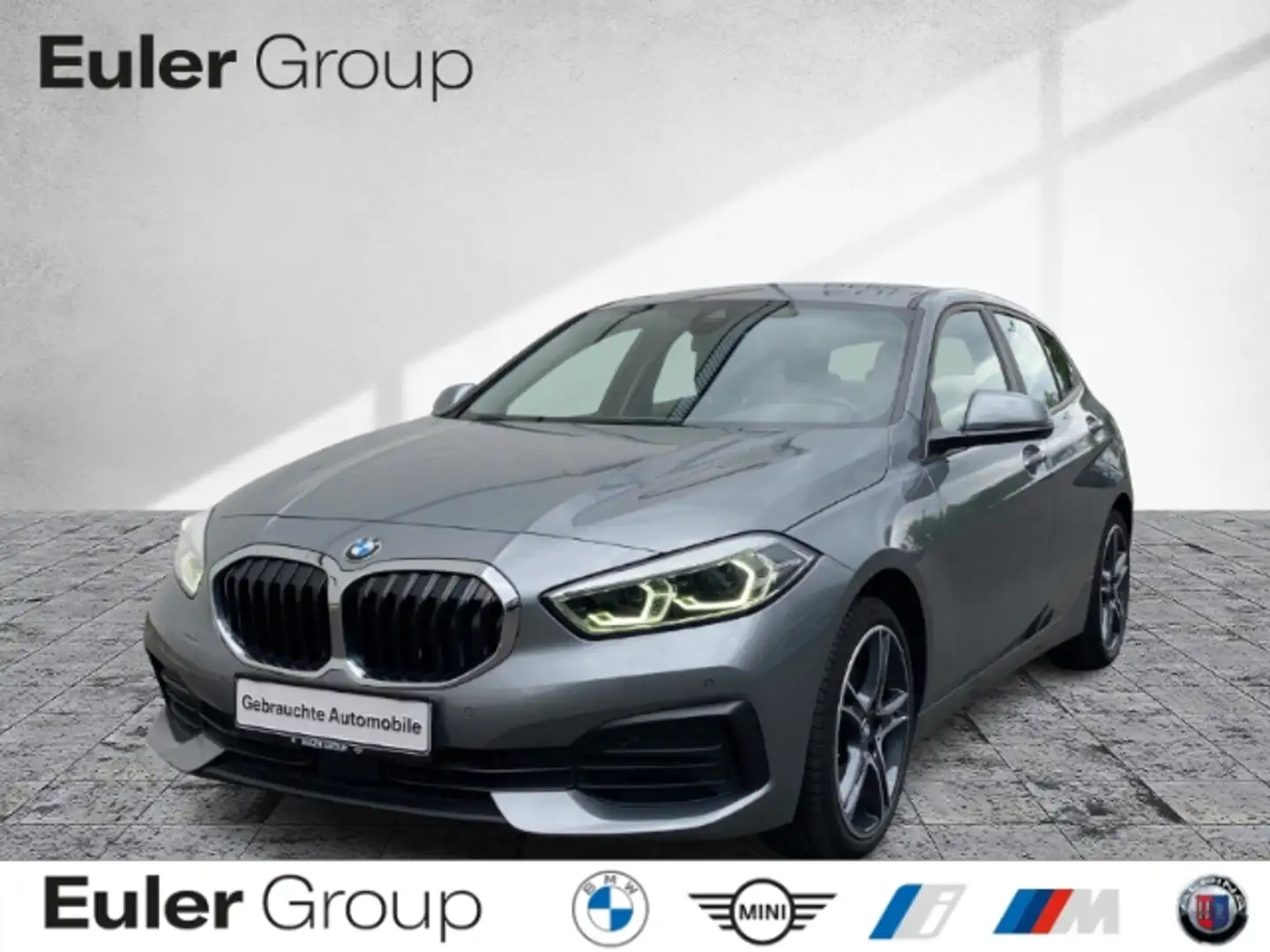 BMW 118 i 5-Türer El. Panodach Panorama Navi Leder Digital Grau - 1