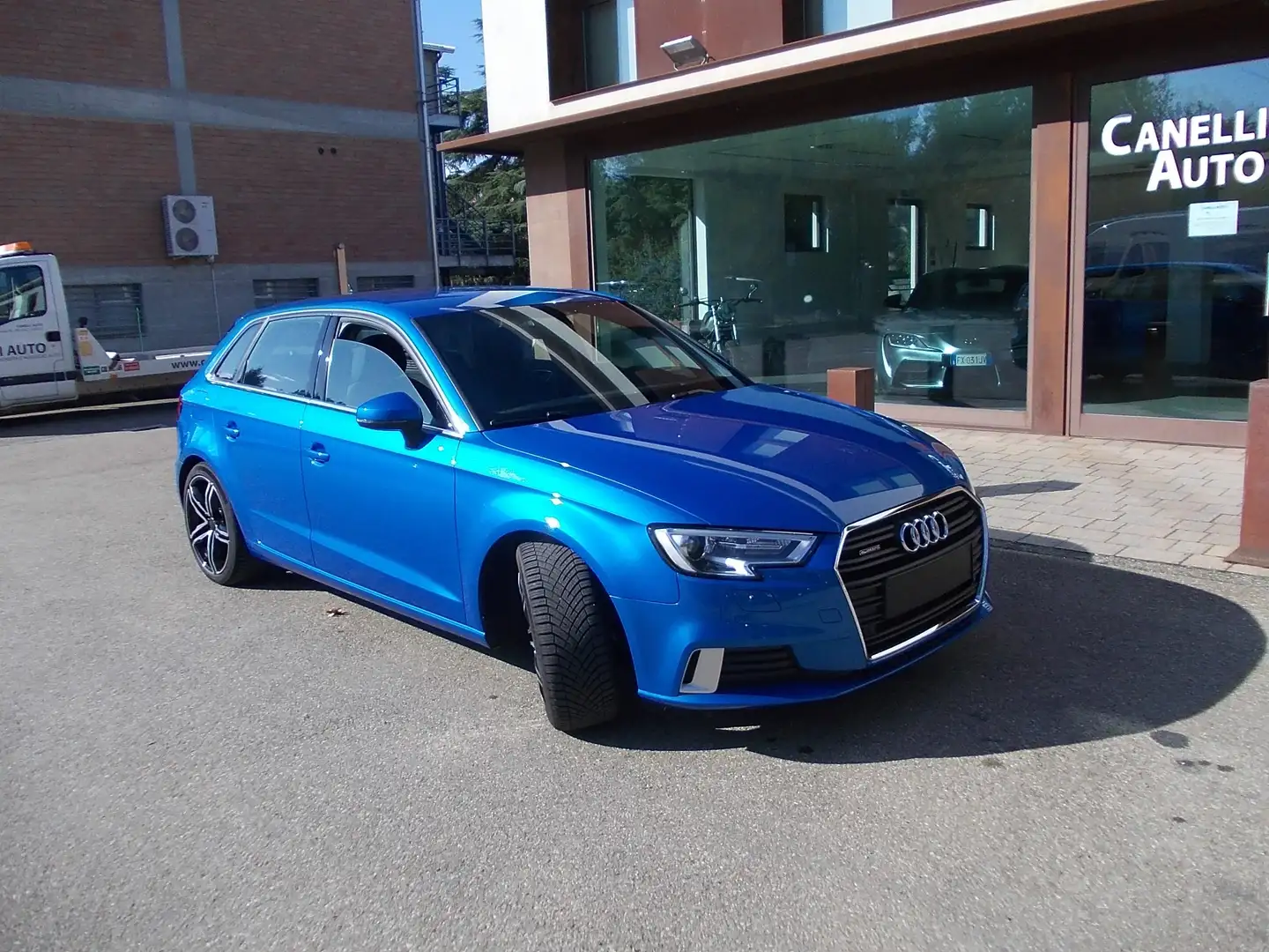 Audi A3 A3 Sportback 40 2.0 tdi  quattro 184cv s-tronic 7m Blau - 1